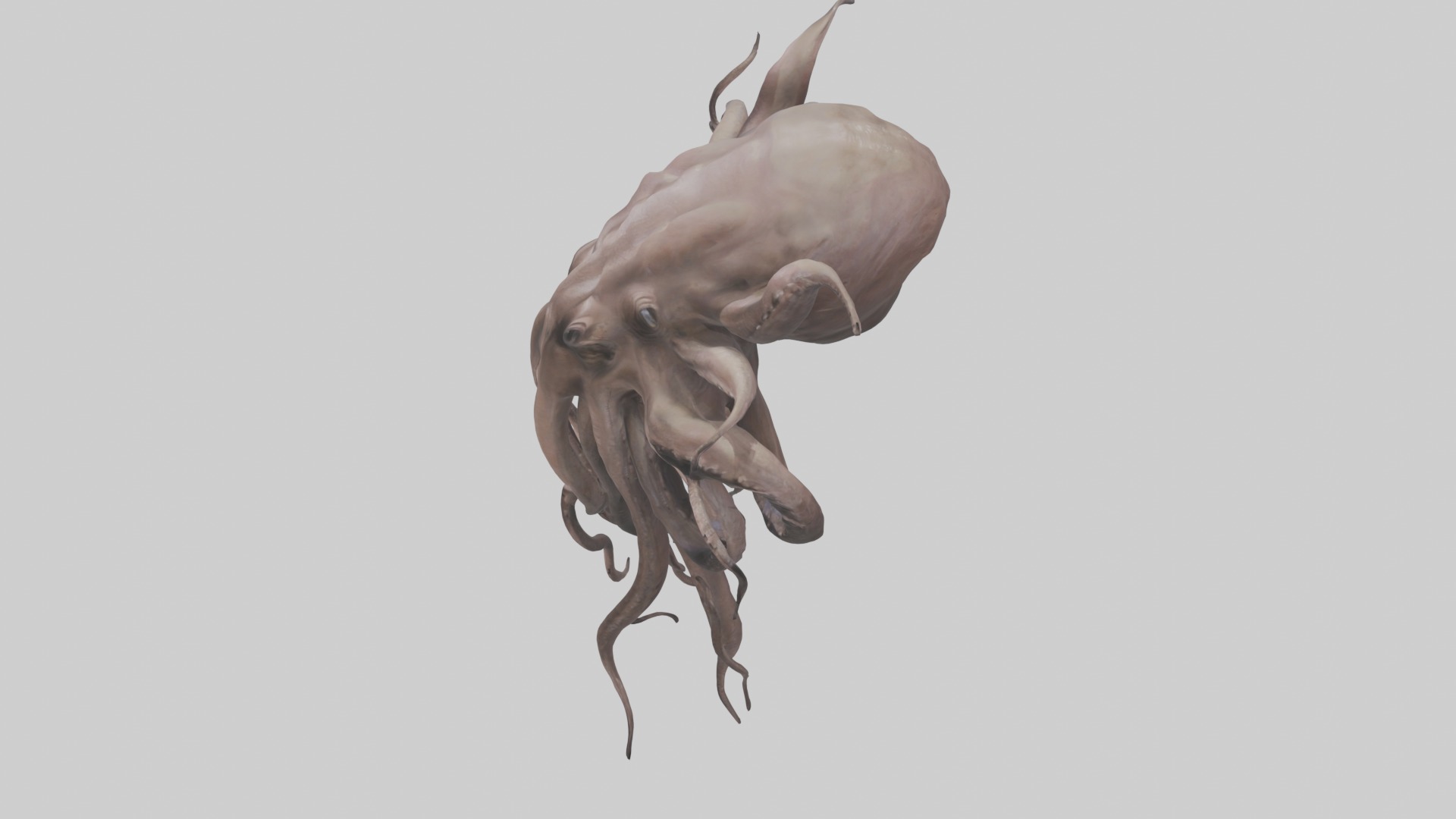 Kraken Model Low-poly 3D model_11