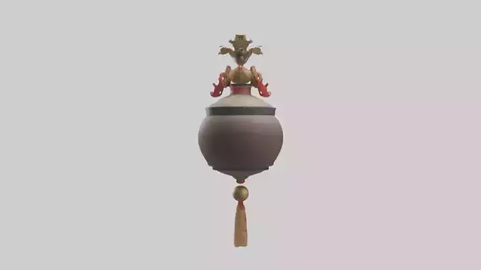Kagurabell Model Low-poly 3D model