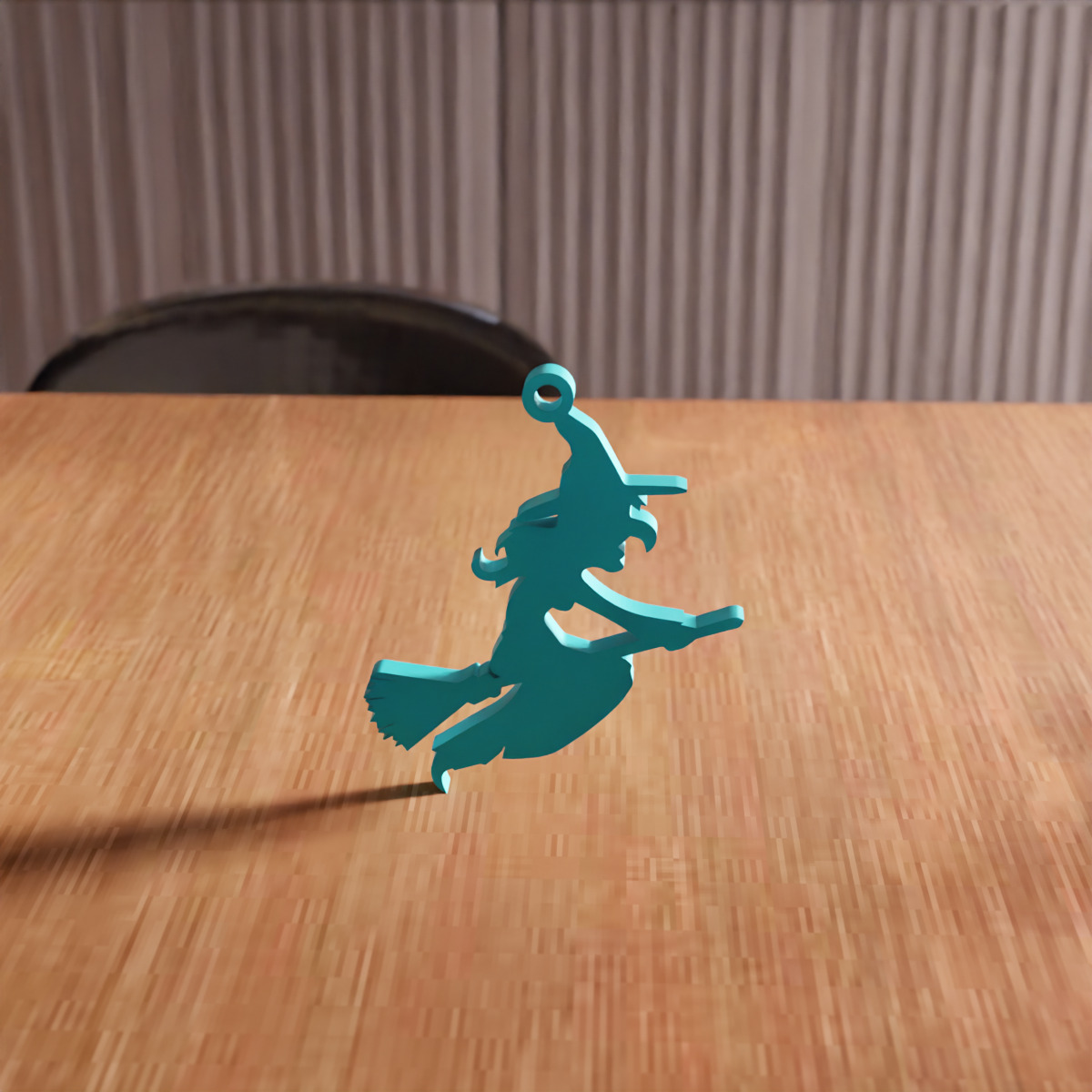 Christmas Witch Ornament STL File - 197 3D print model_2