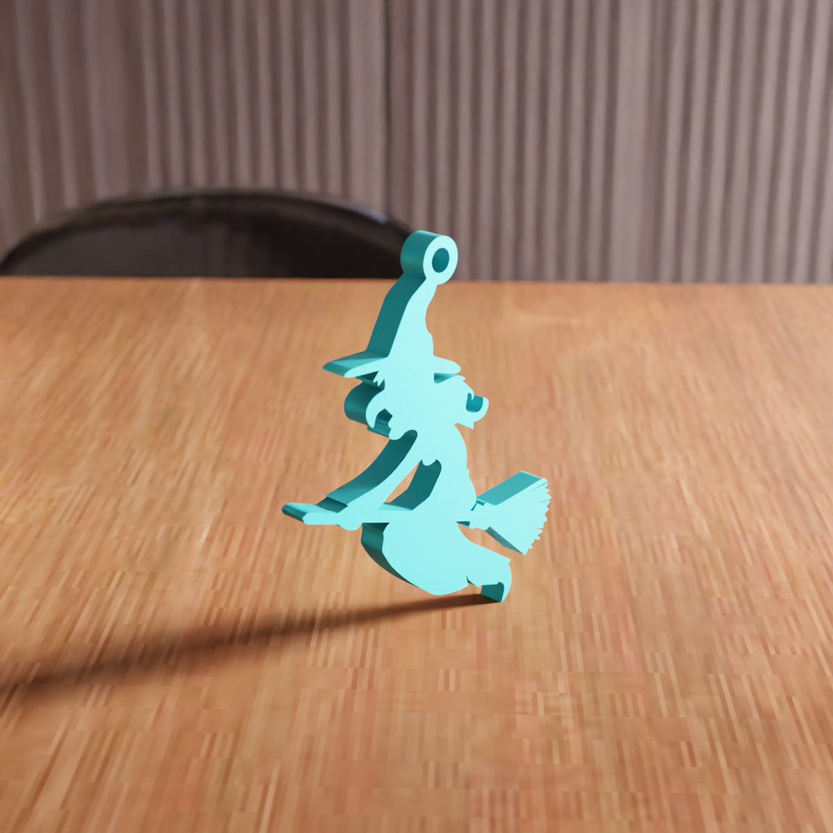 Christmas Witch Ornament STL File - 197 3D print model_5