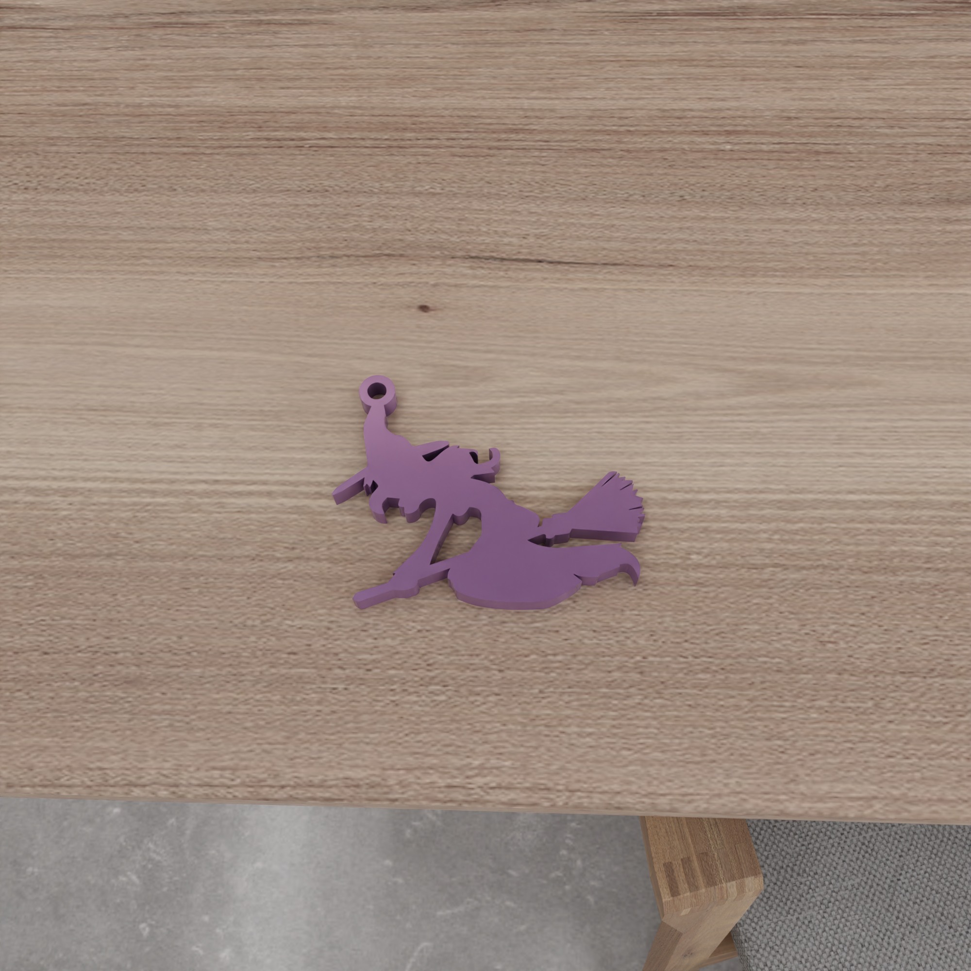 Christmas Witch Ornament STL File - 197 3D print model_11