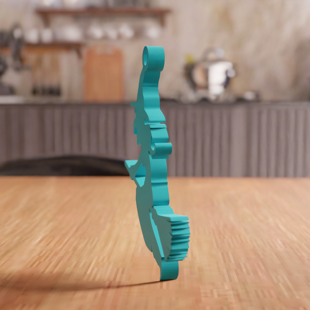 Christmas Witch Ornament STL File - 197 3D print model_3