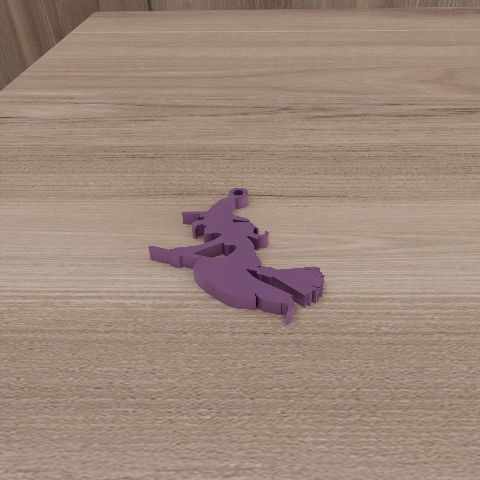 Christmas Witch Ornament STL File - 197 3D print model_9