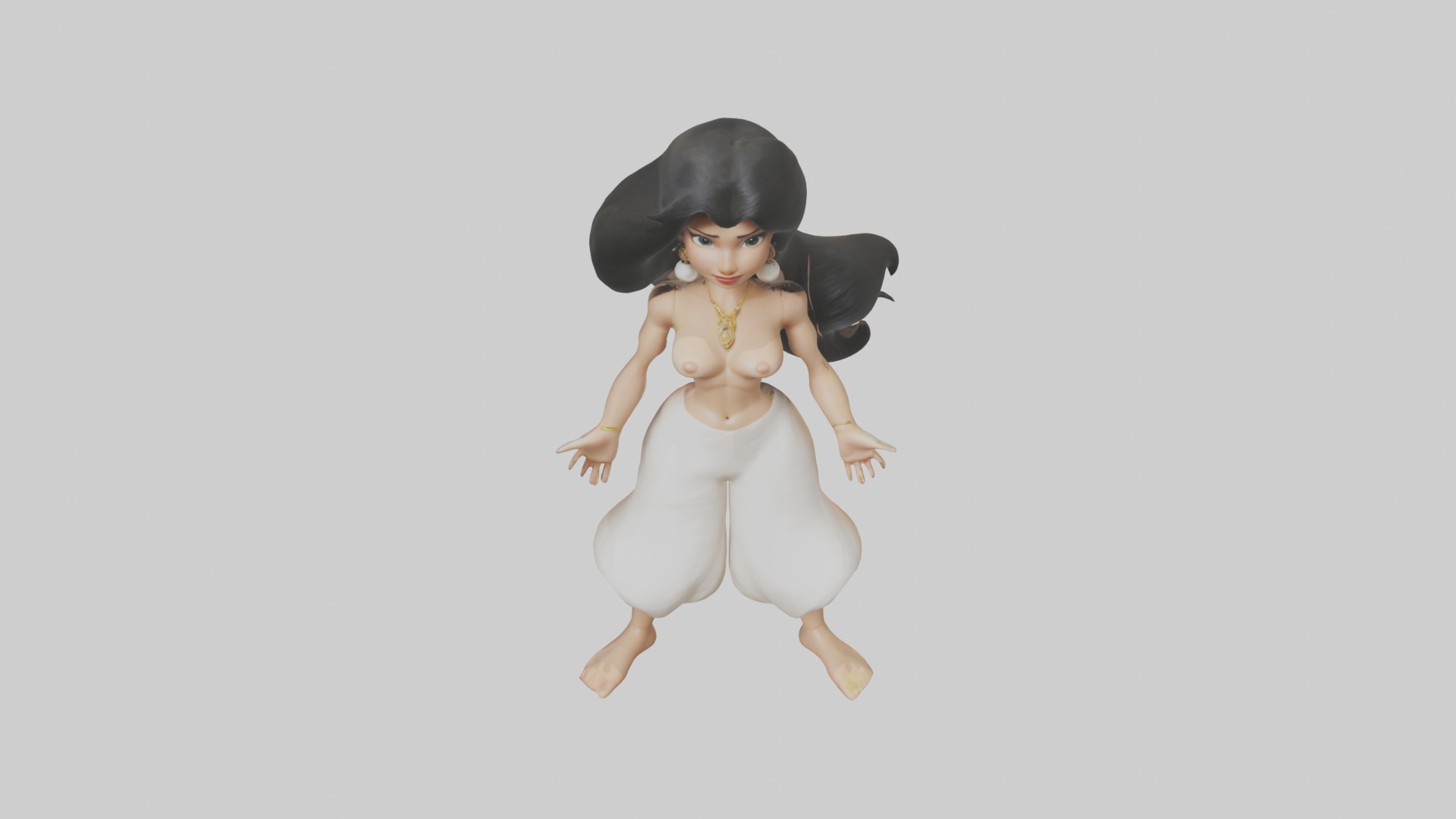 Jasmine Model 1 Low-poly 3D model_10