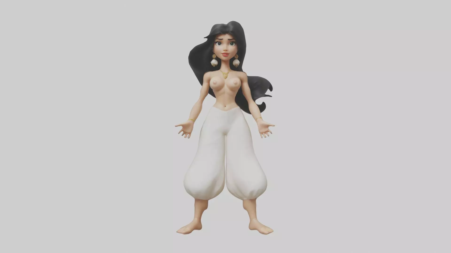 Jasmine Model 1 Low-poly 3D model_0