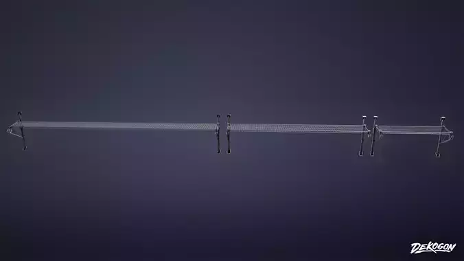 RESTAURANT - Wall Shelves 01 - LOW POLY AND NANITE