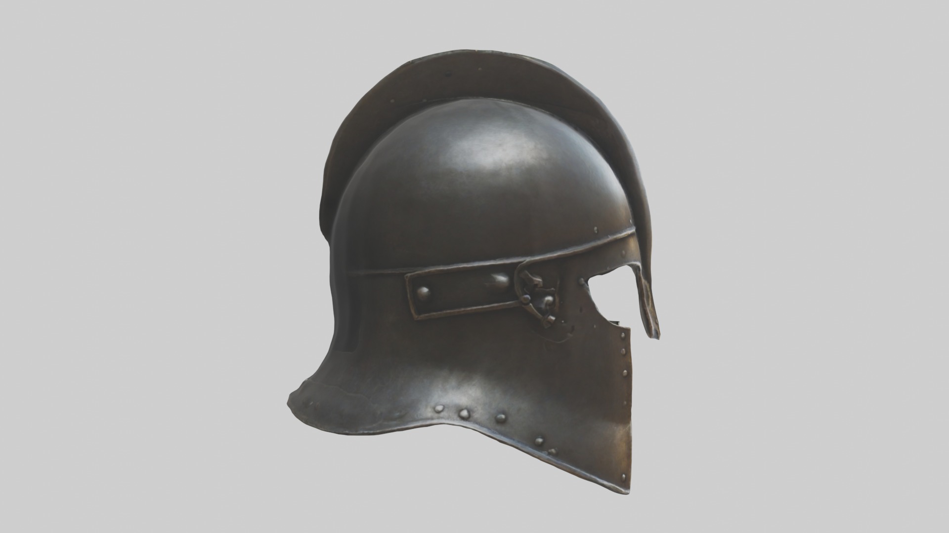 Ironhelm Model Low-poly 3D model_7