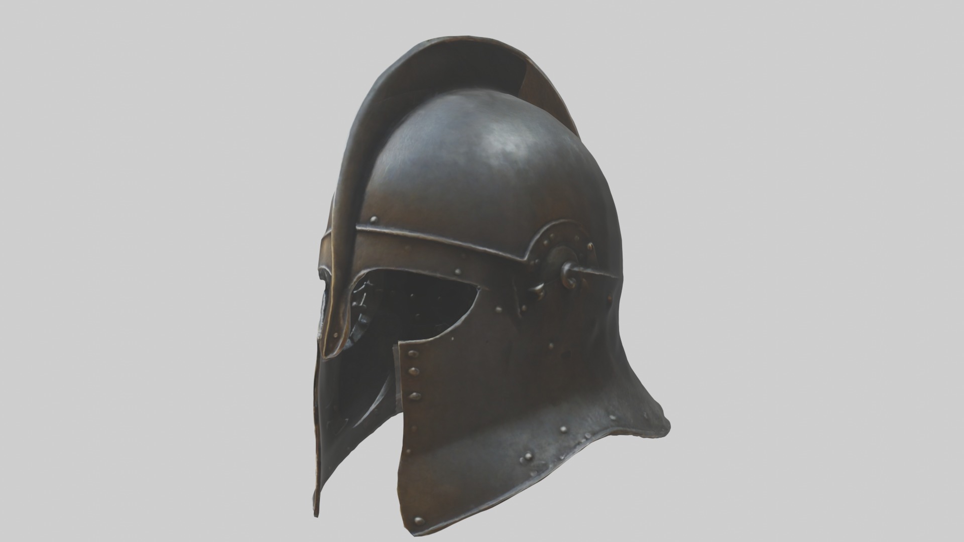 Ironhelm Model Low-poly 3D model_4