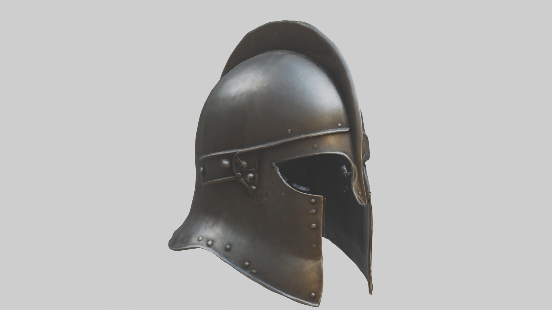 Ironhelm Model Low-poly 3D model_5