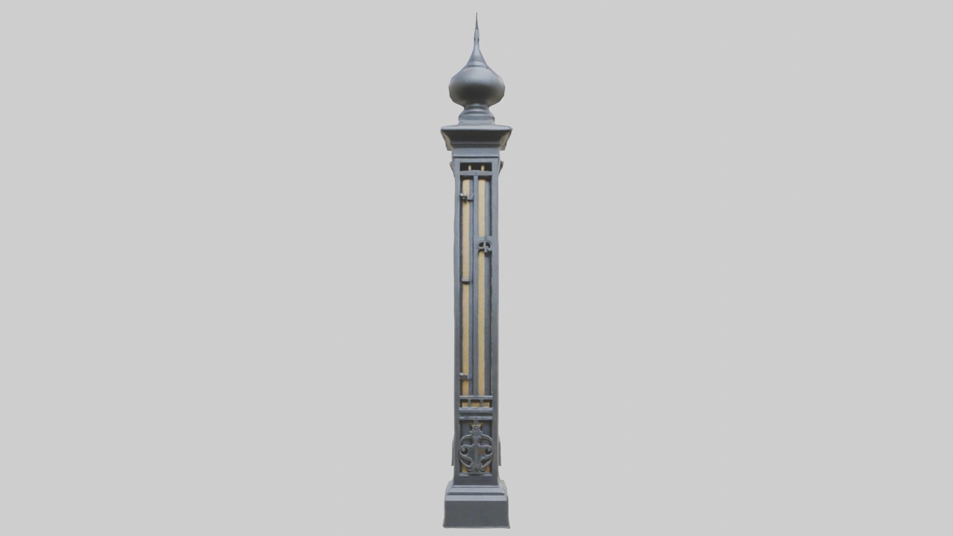 Irongate Model Low-poly 3D model_3