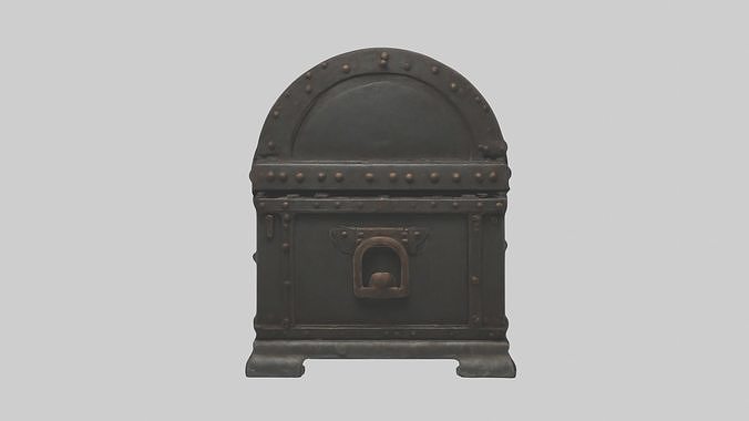 Ironchest Model Low-poly 3D model