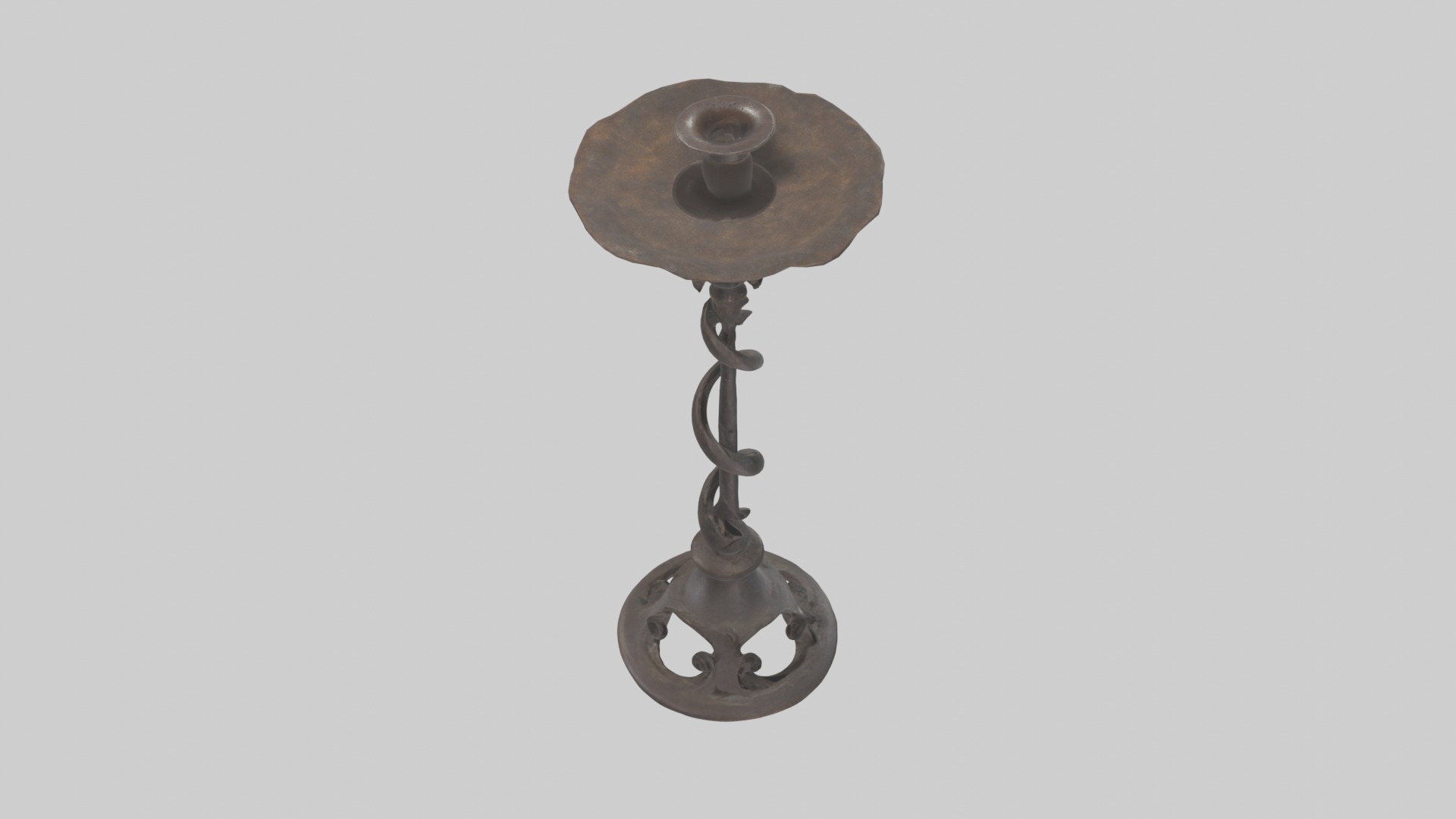 Ironcandlestickmode 1 Low-poly 3D model_18