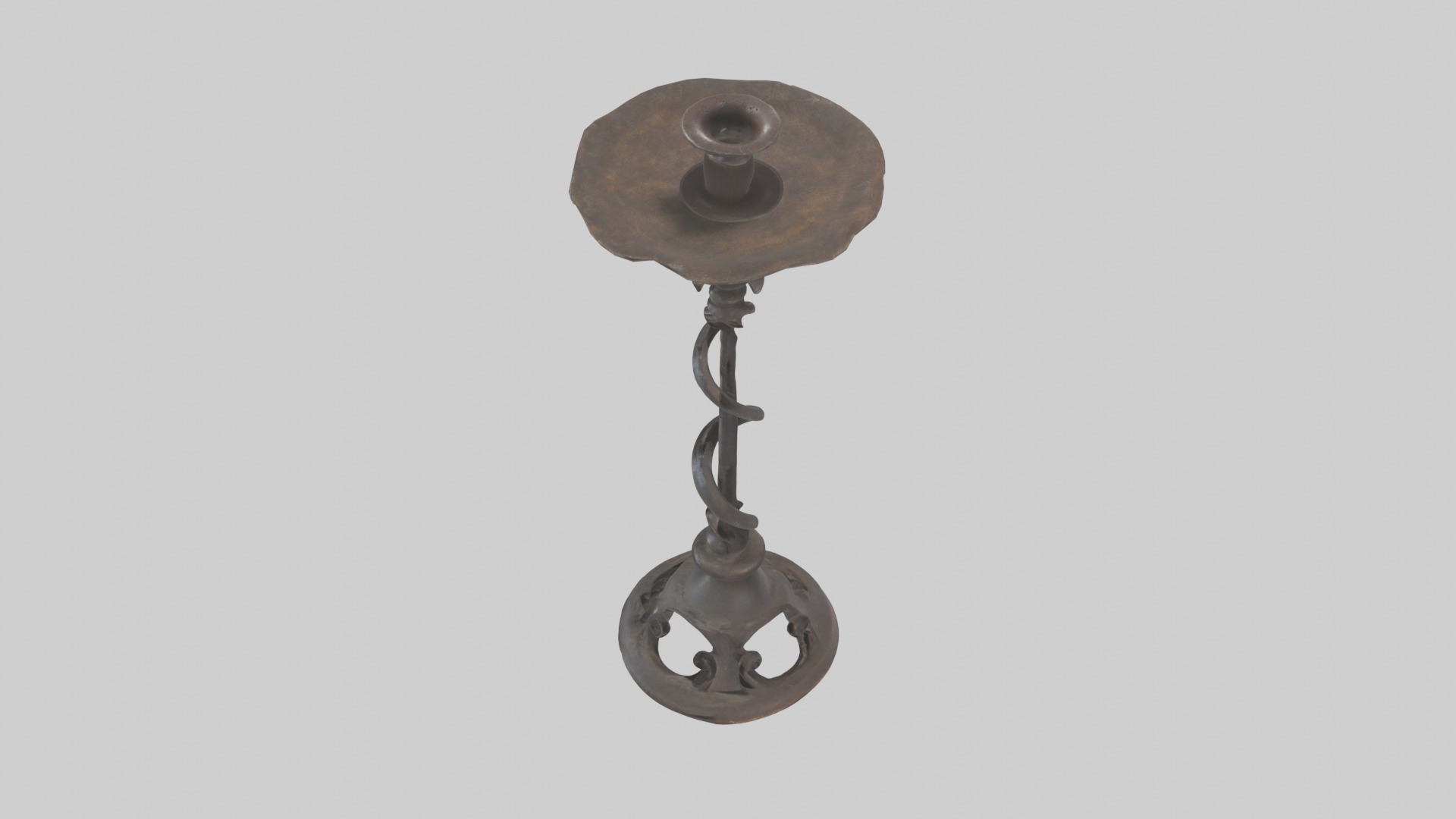 Ironcandlestickmode 1 Low-poly 3D model_17