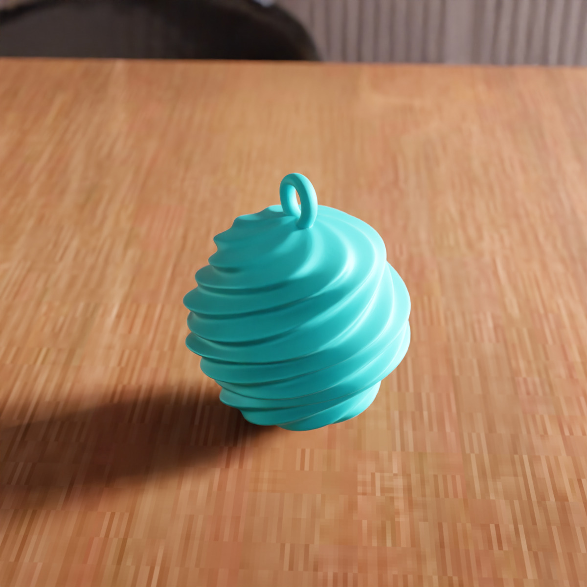 Twist Ball Ornament STL File - 200 3D print model_5