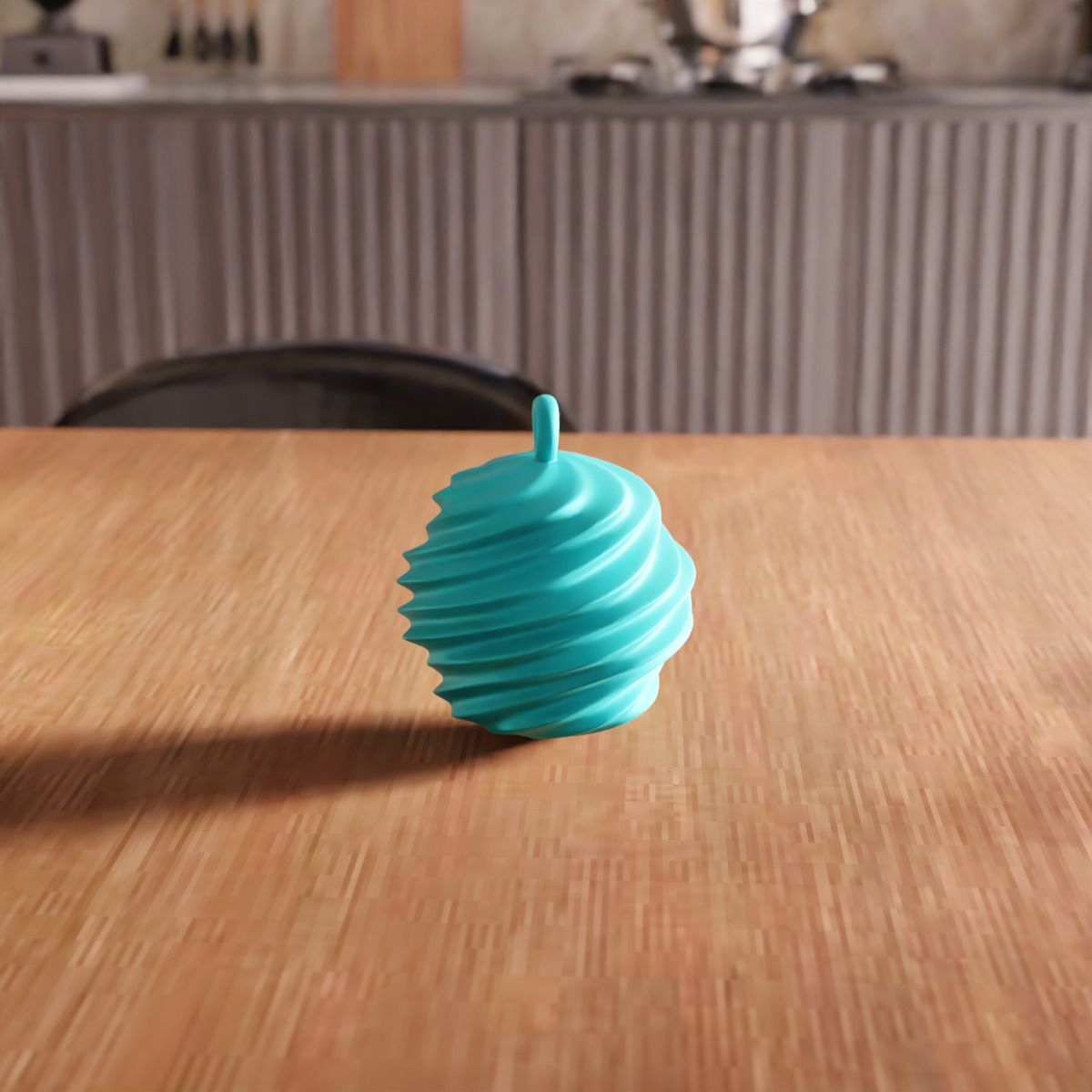 Twist Ball Ornament STL File - 200 3D print model_7