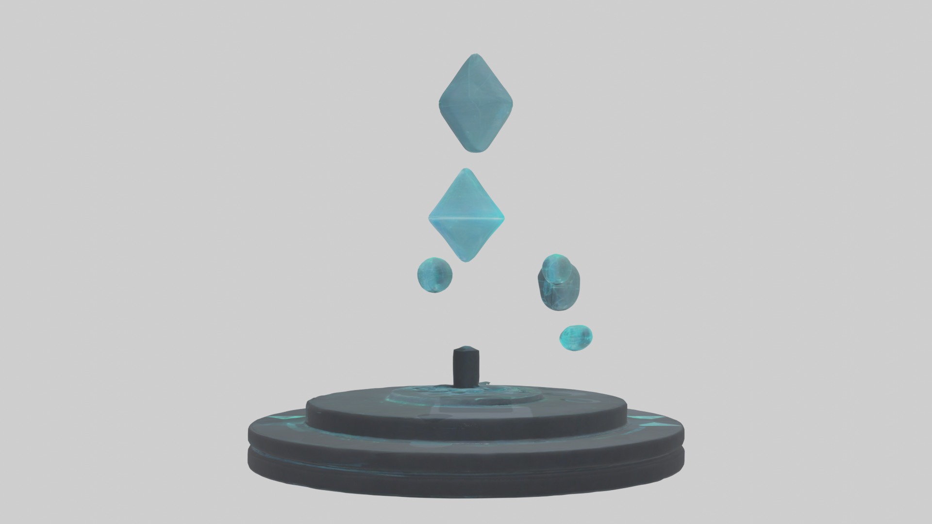 Interactive Hologram 1 Low-poly 3D model_6