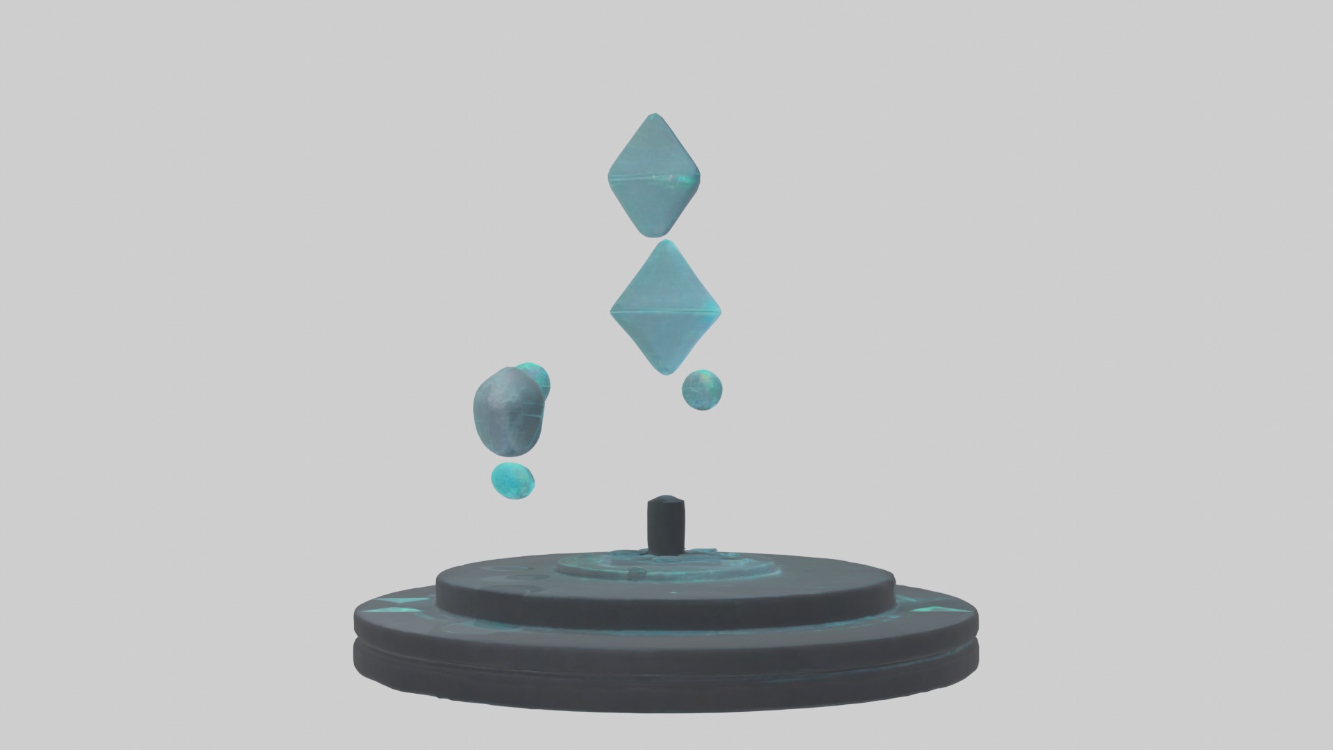 Interactive Hologram 1 Low-poly 3D model_7