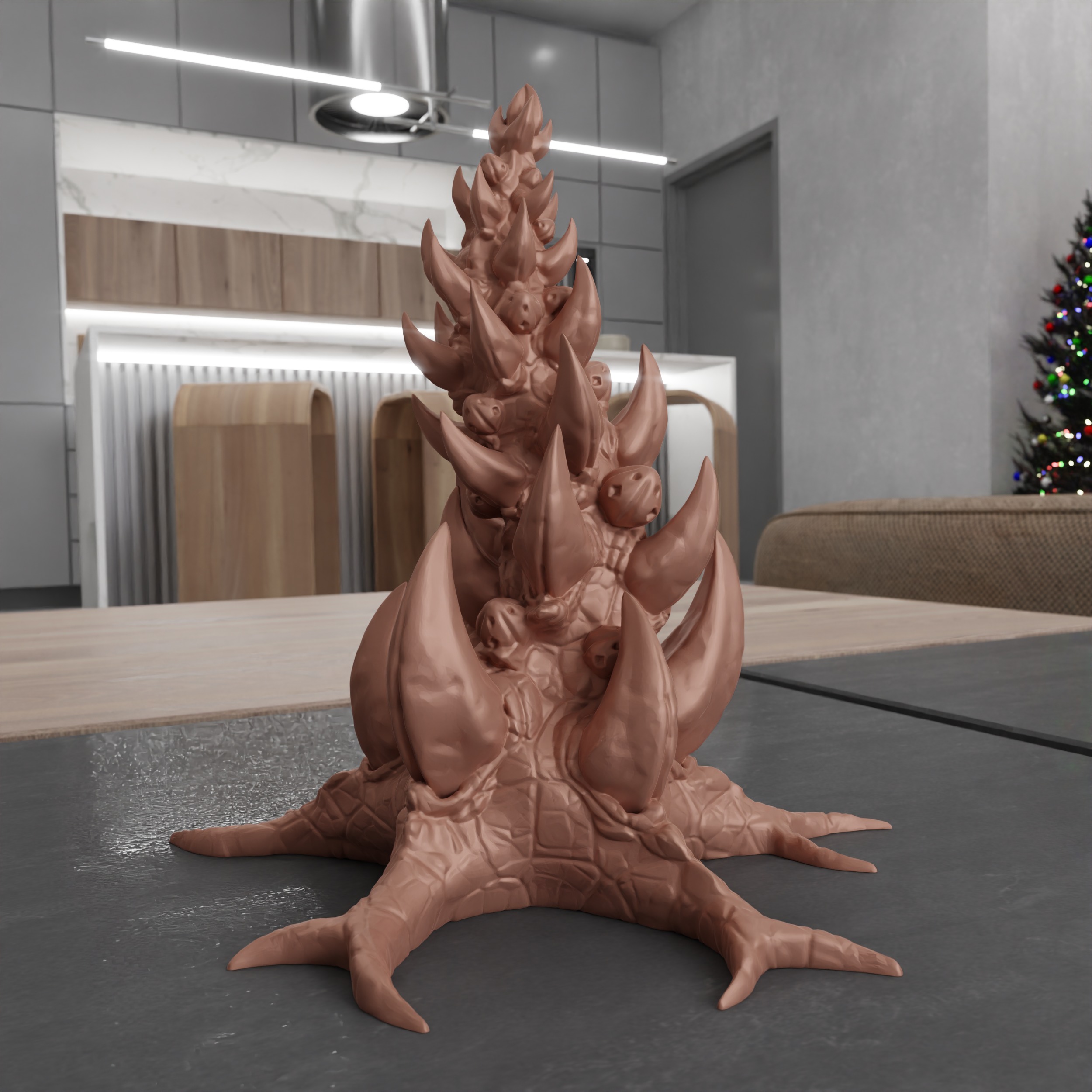 Orkish Tree STL File - 199 3D print model_12