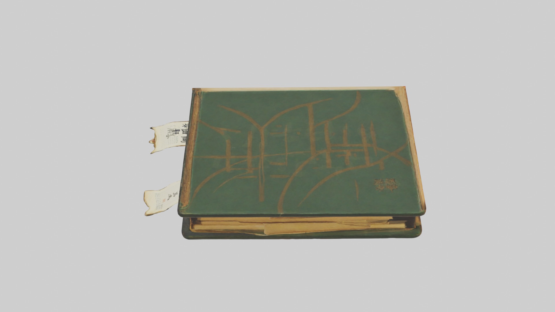 IChingbook Model Low-poly 3D model_11
