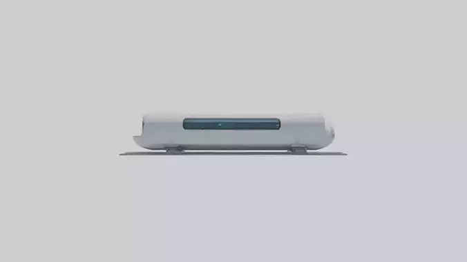 Hyperloop Transportat 1 Low-poly 3D model