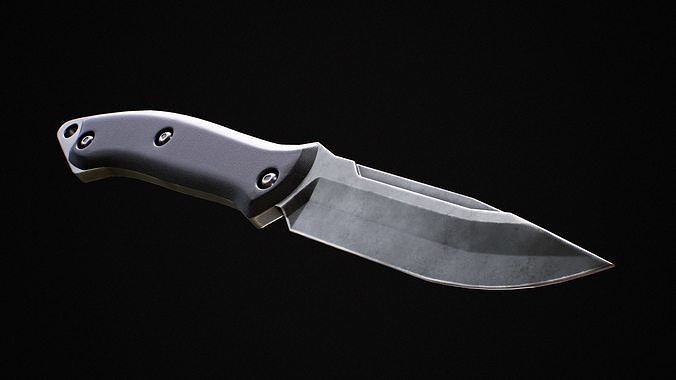 Knife Low-poly 3D model