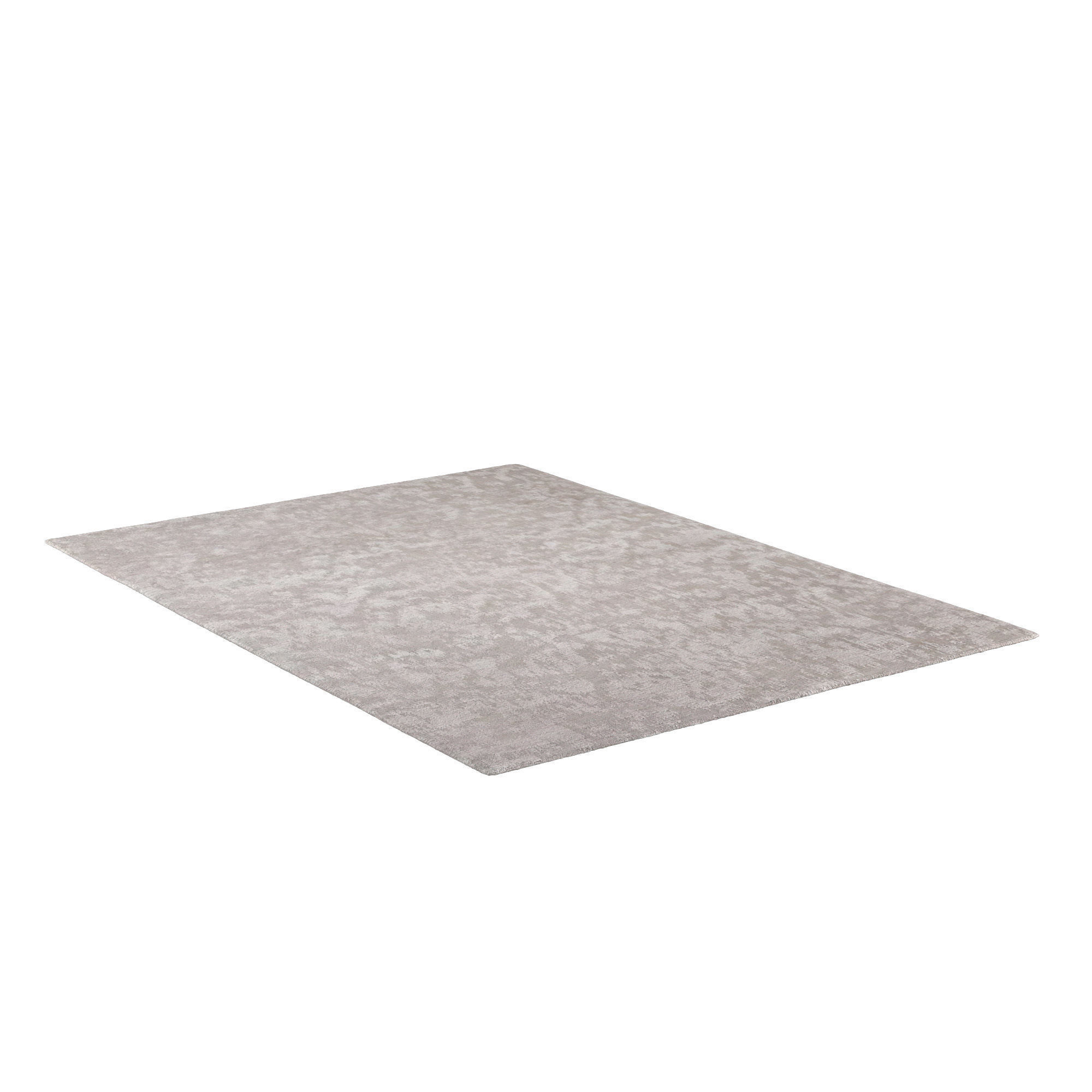 Sasha Ikat Hand-Knotted Rug Gray 3D model_1