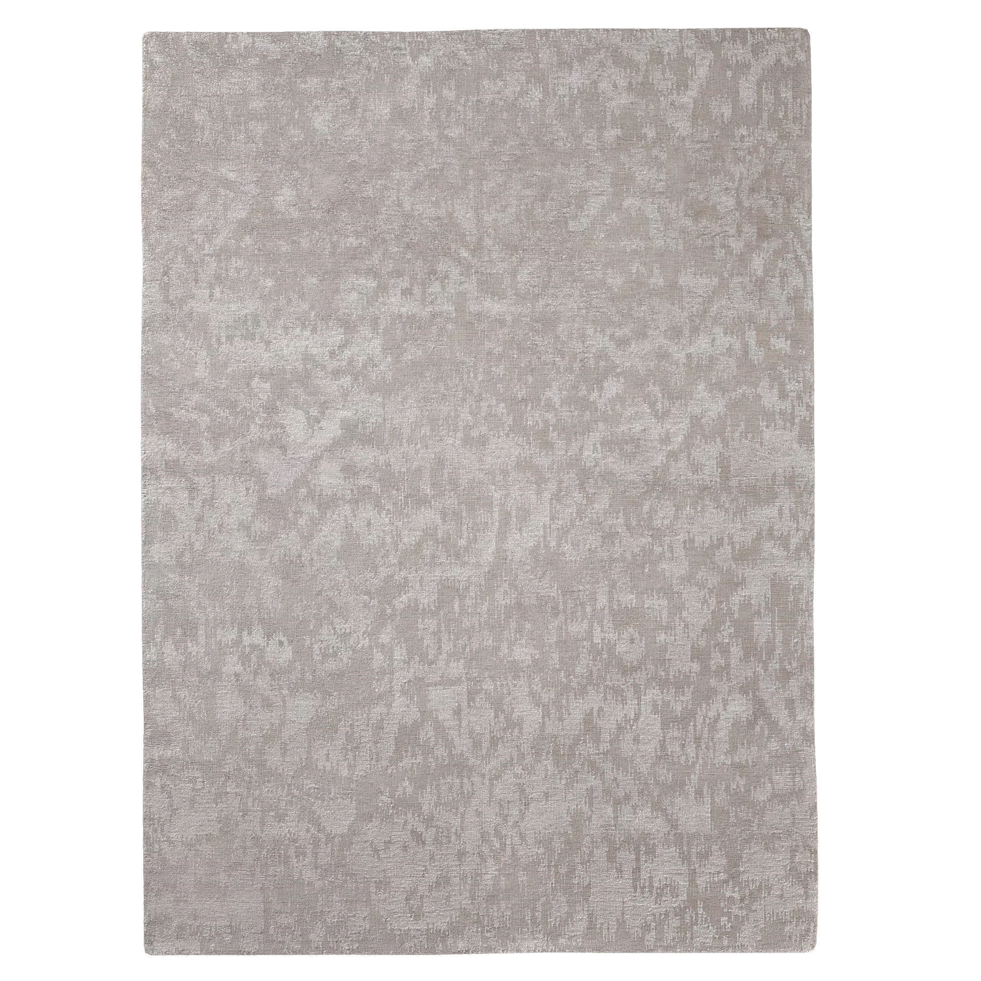 Sasha Ikat Hand-Knotted Rug Gray 3D model_3