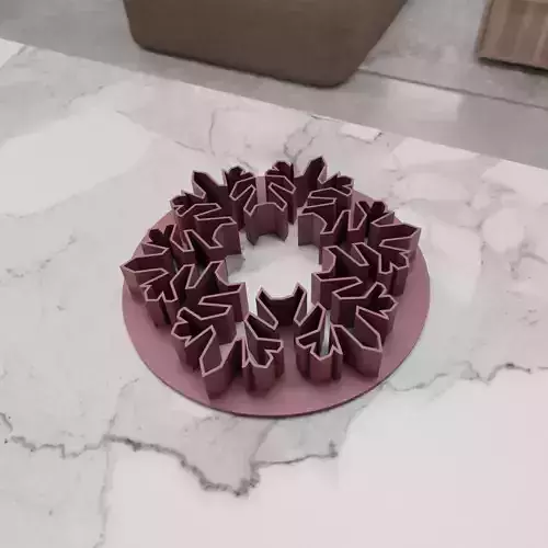 Snowflake Cookie Cutter 3D print model