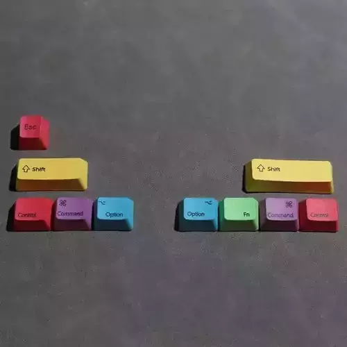 Mac keycaps command and option 3D print model