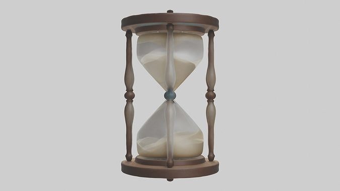 Hourglass Model Low-poly 3D model