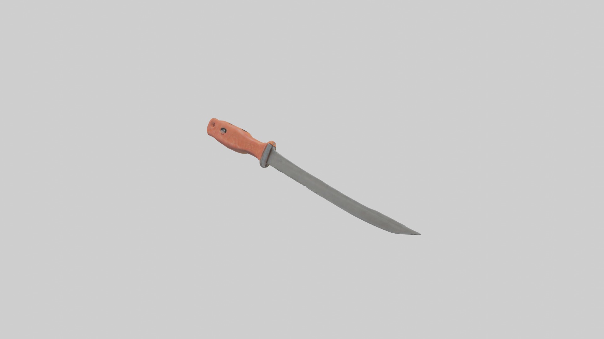 Hayknife Model Low-poly 3D model_1