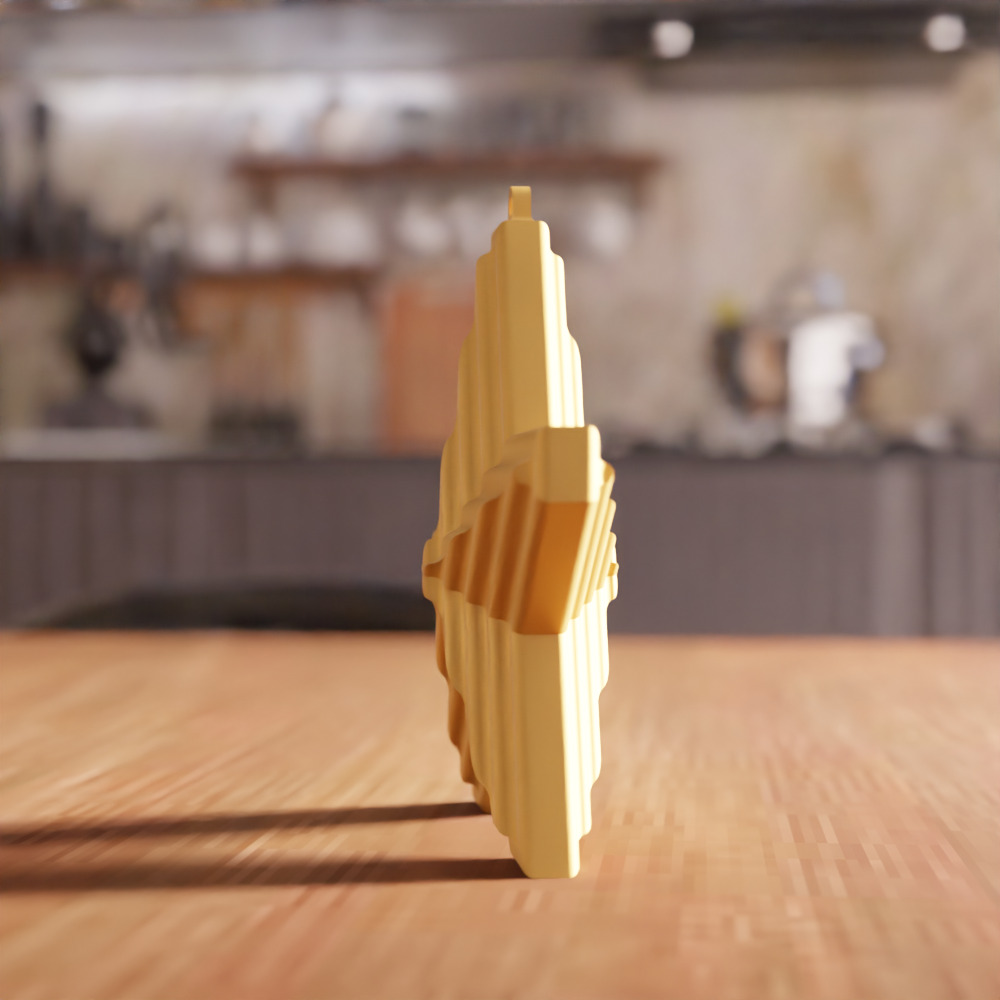 Star Christmas Ornament - 205 3D print model_4