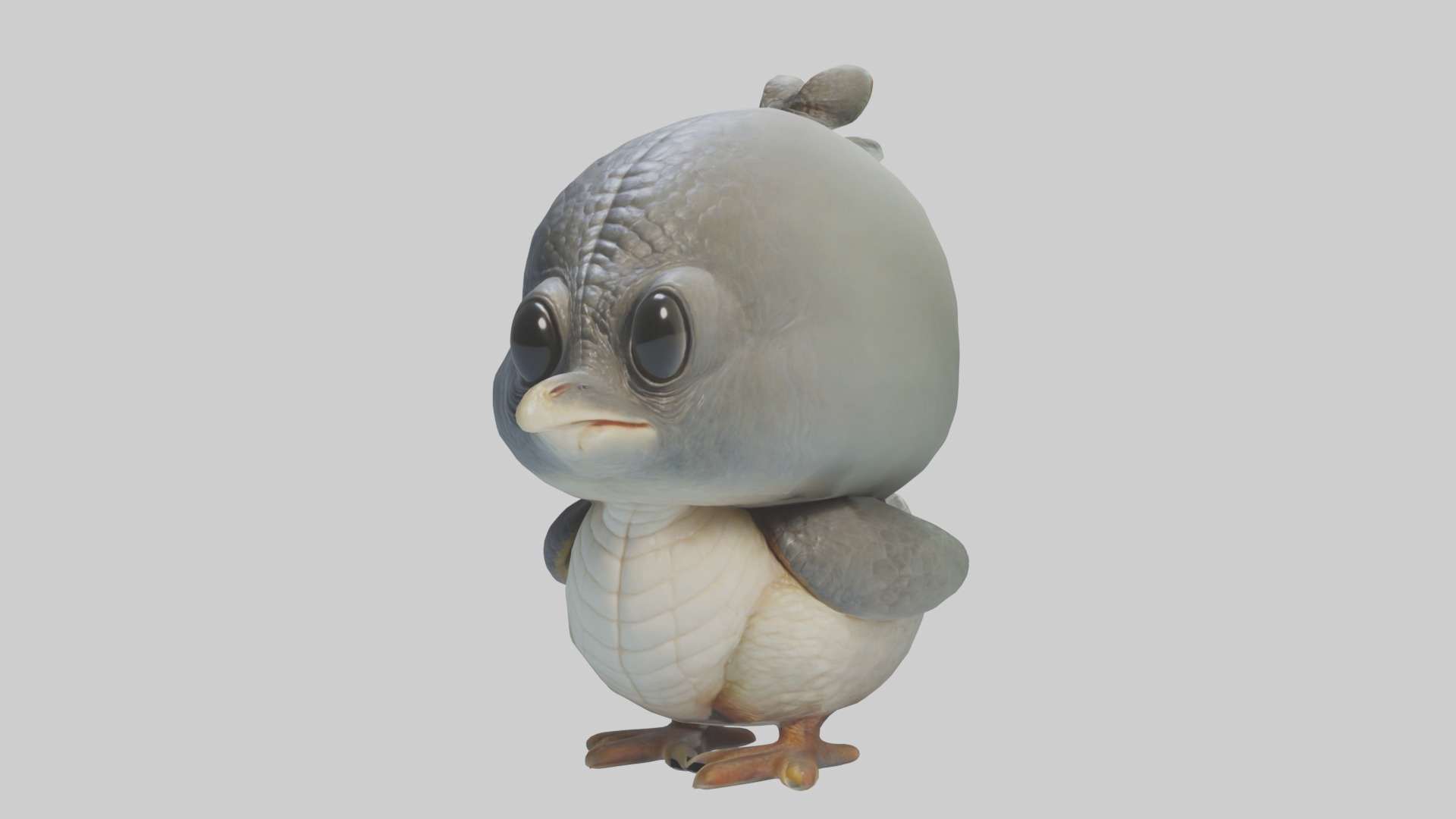 Hatchling Model Low-poly 3D model_4