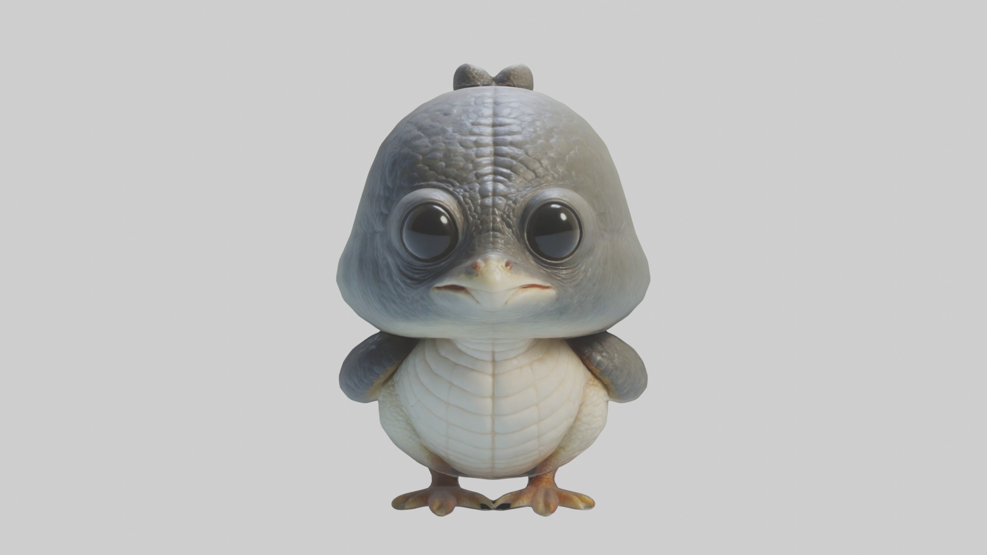 Hatchling Model Low-poly 3D model_3