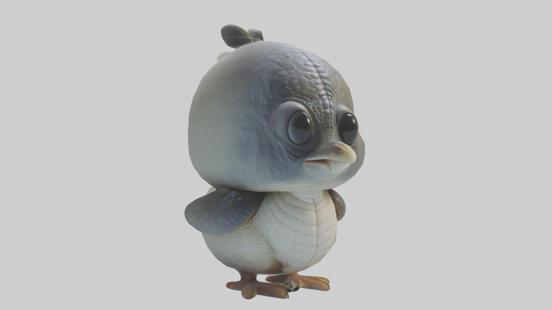Hatchling Model Low-poly 3D model_5