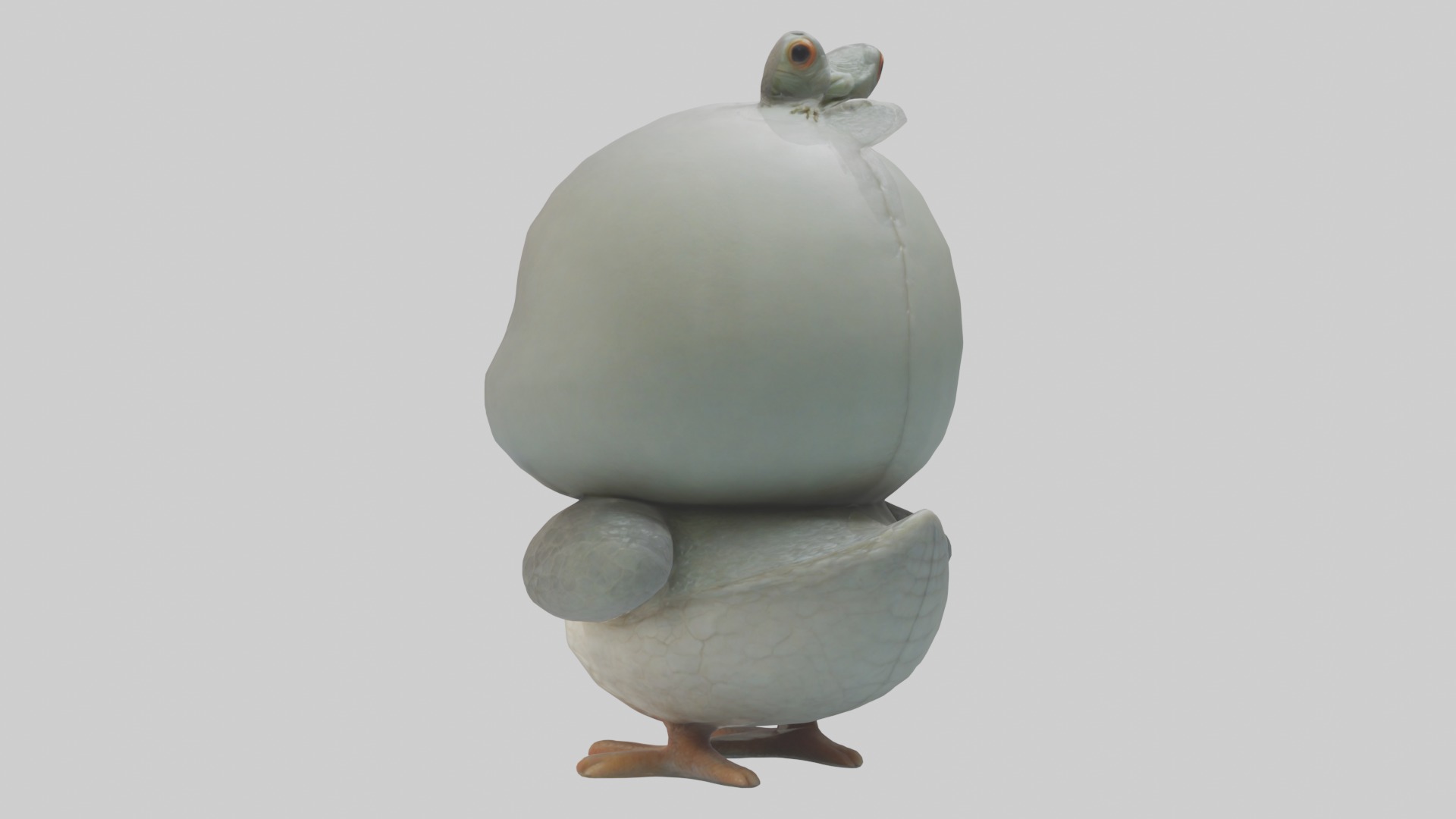 Hatchling Model Low-poly 3D model_1