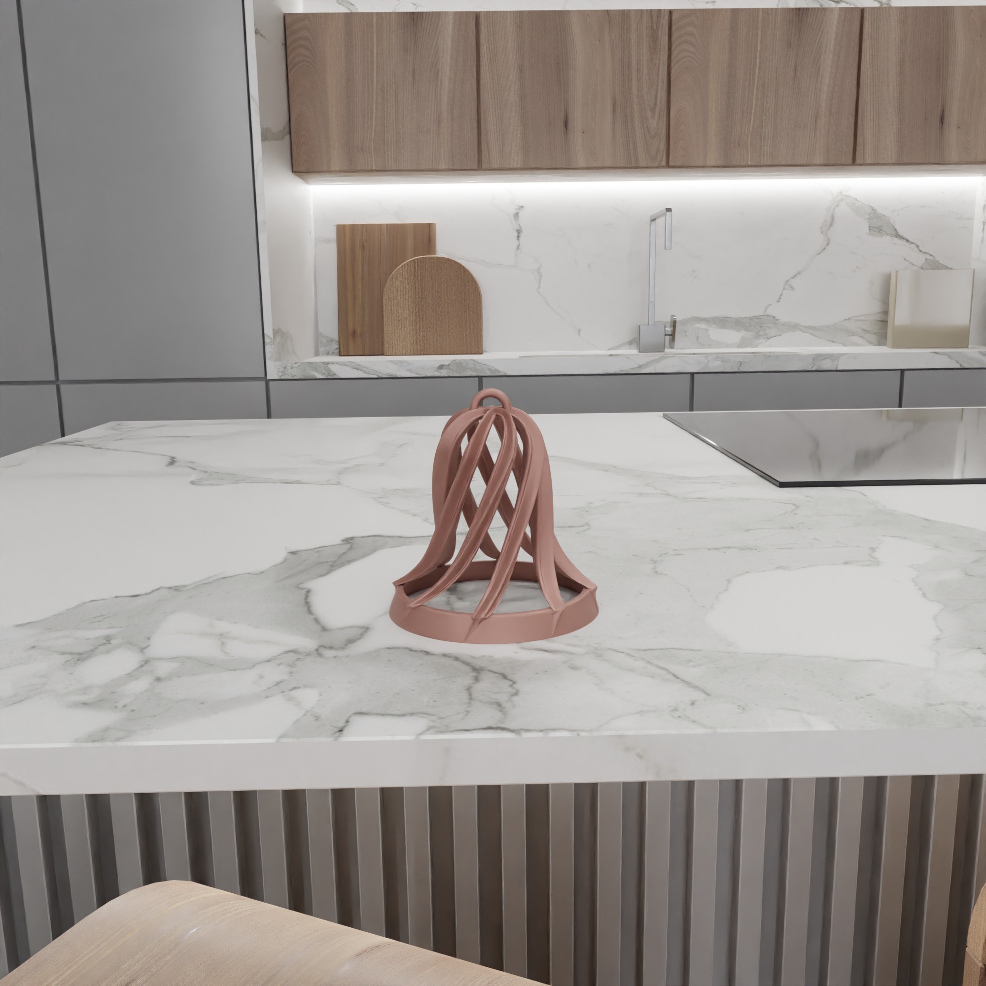 Christmas Bell STL File - 195 3D print model_9