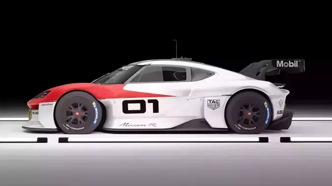Porsche Mission R 3D Model 3D model