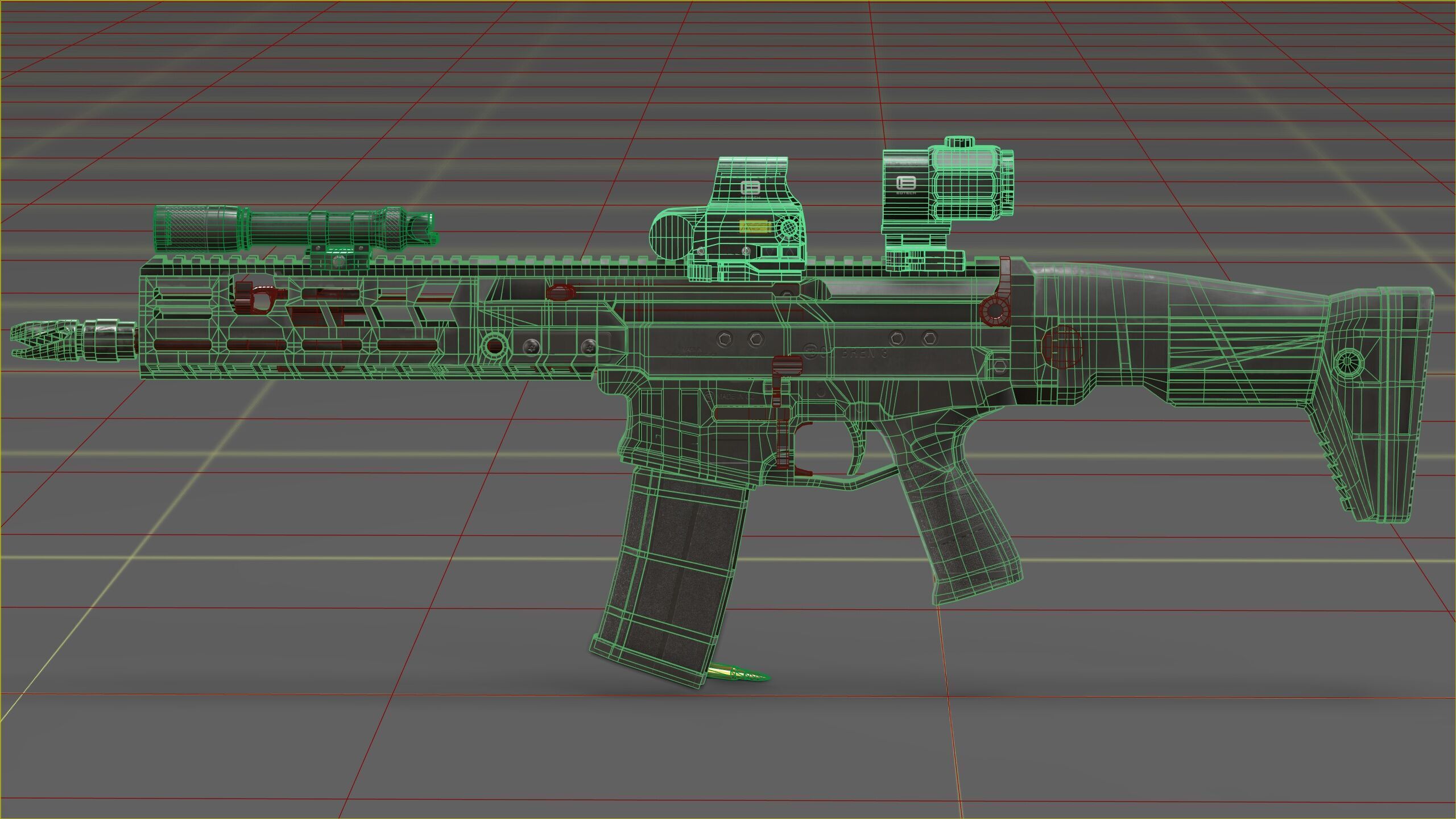 CZ - Bren 3 Low-poly 3D model_39