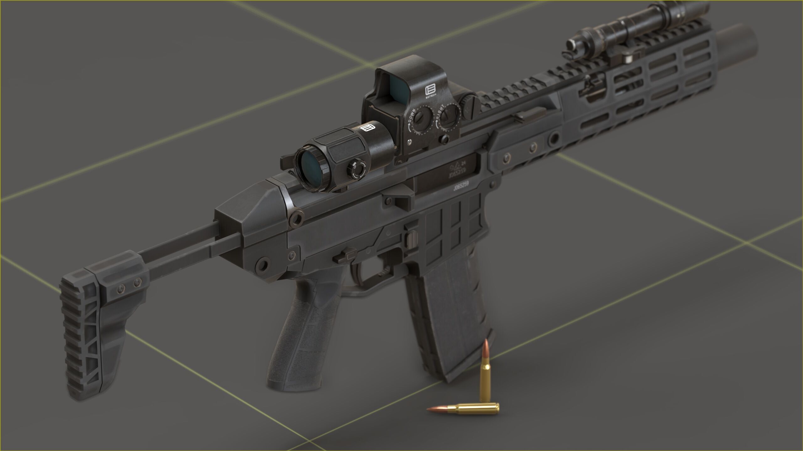 CZ - Bren 3 Low-poly 3D model_13