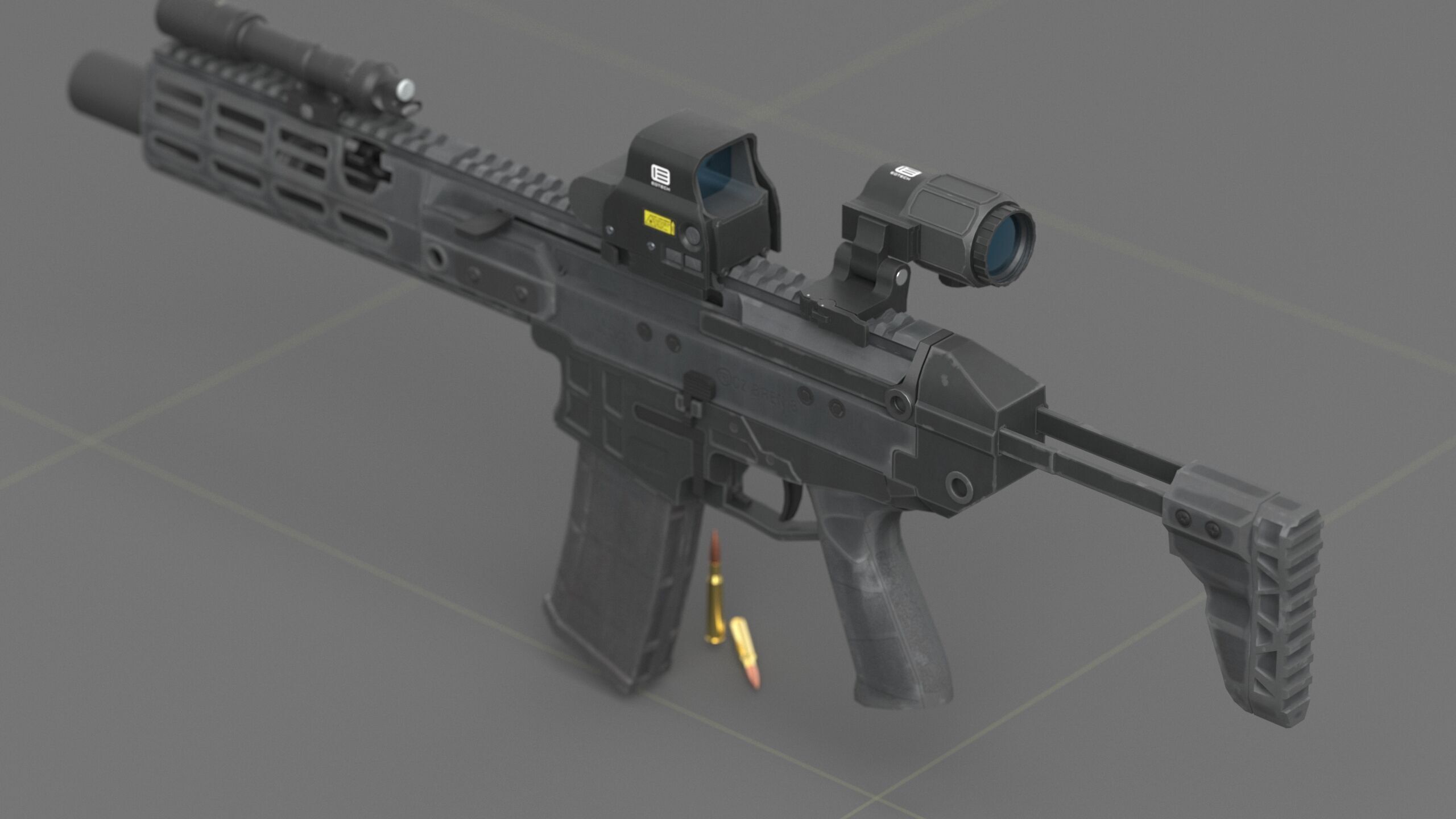 CZ - Bren 3 Low-poly 3D model_52