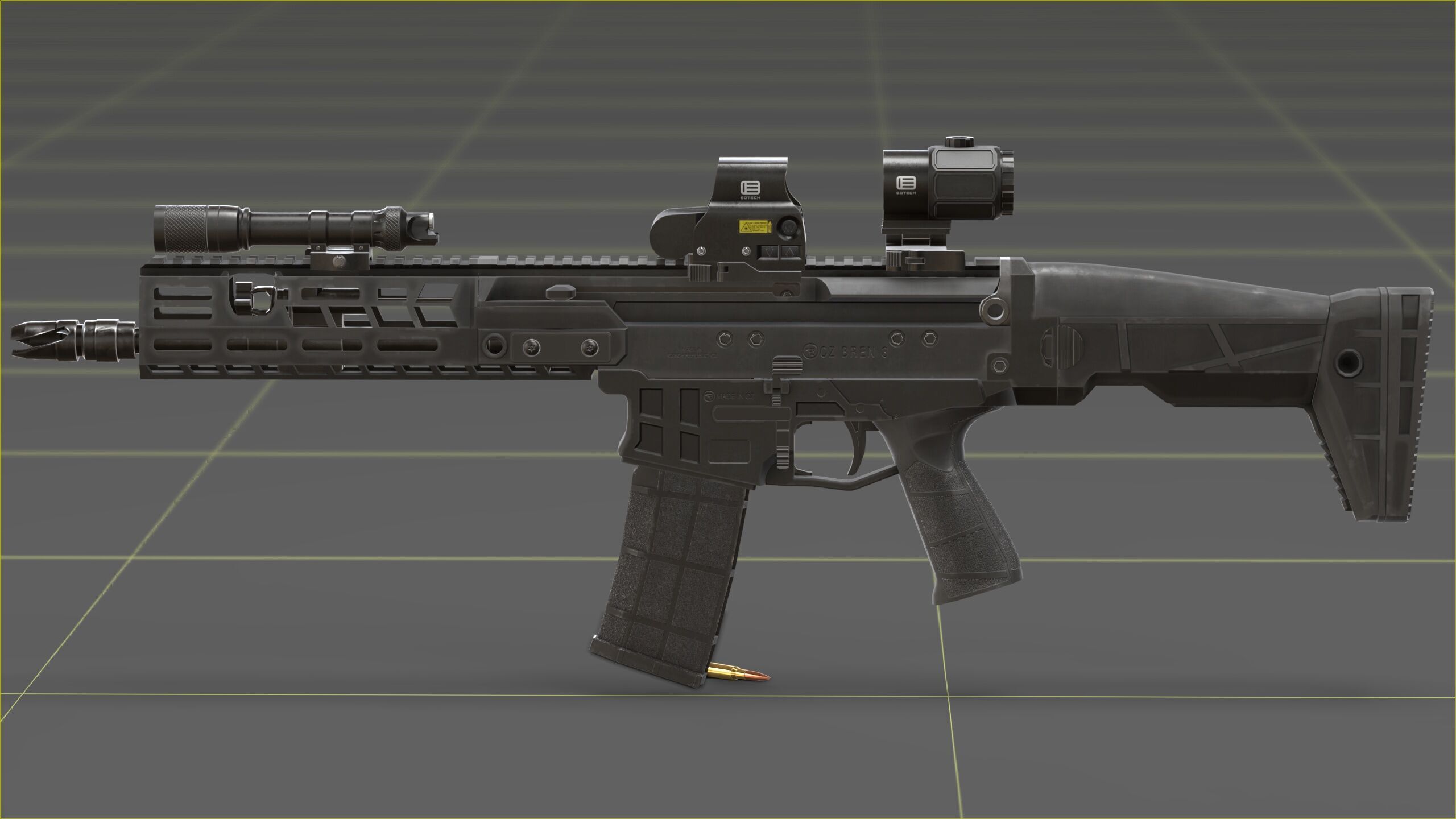 CZ - Bren 3 Low-poly 3D model_36
