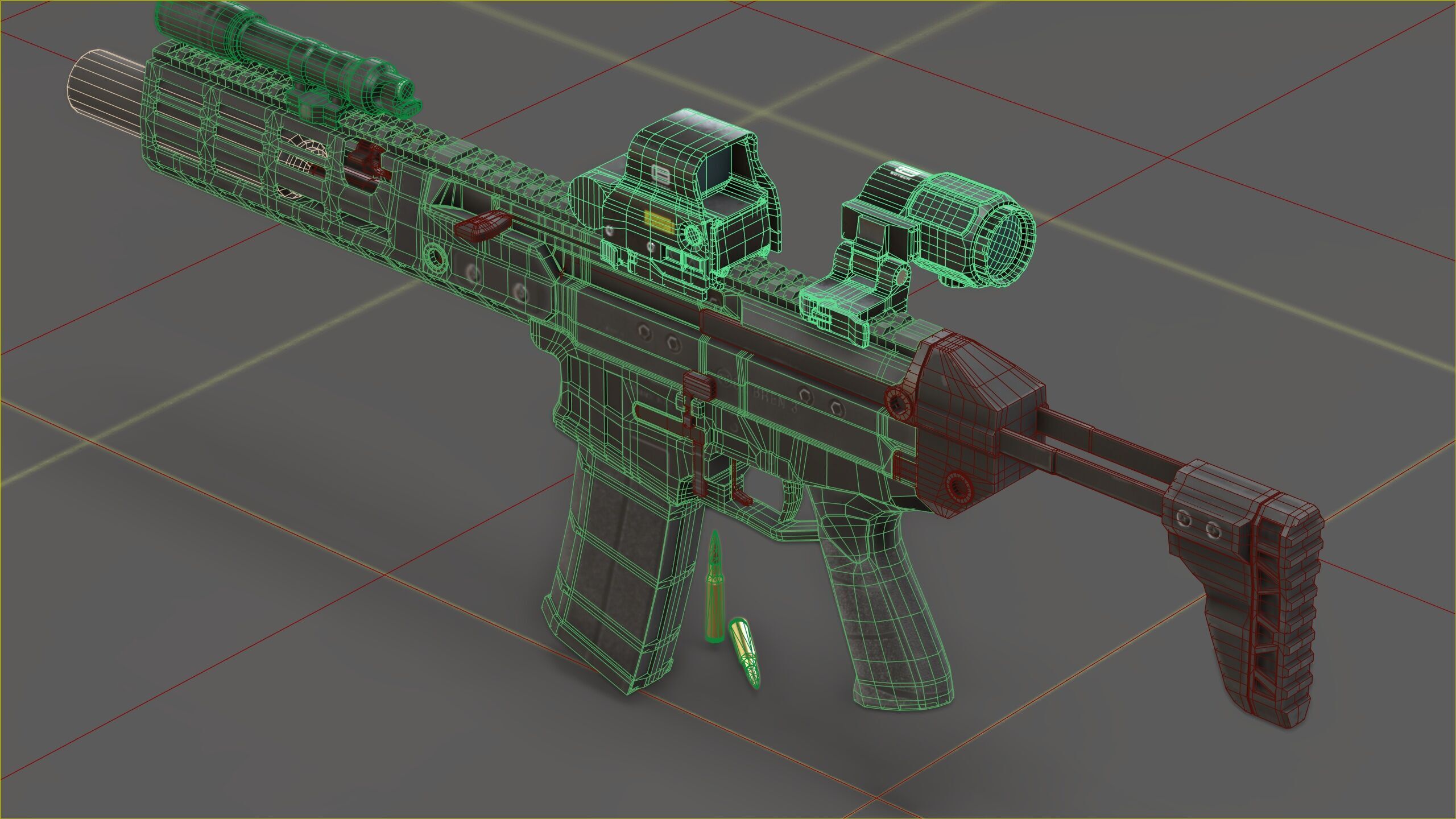 CZ - Bren 3 Low-poly 3D model_10
