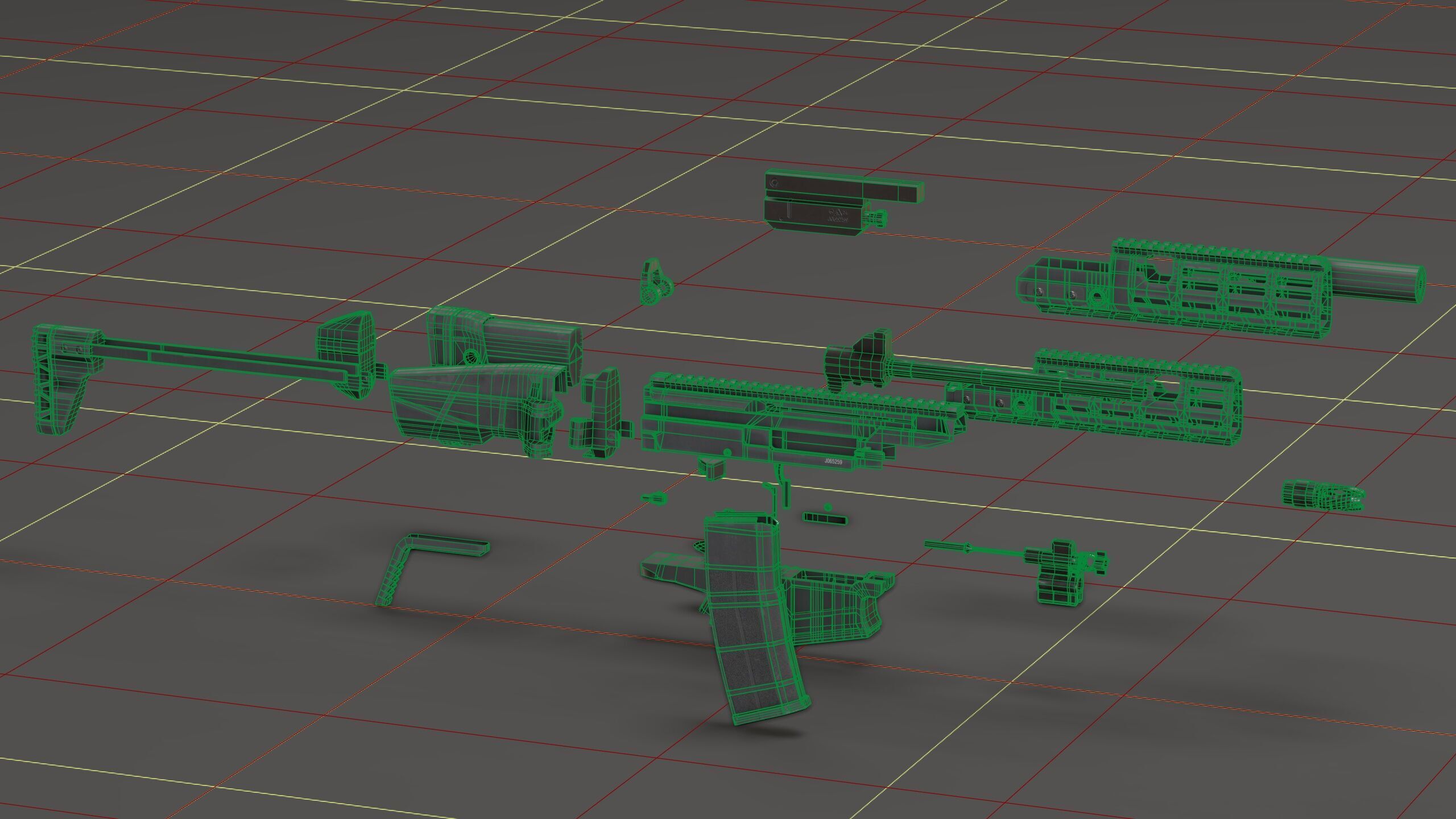 CZ - Bren 3 Low-poly 3D model_3