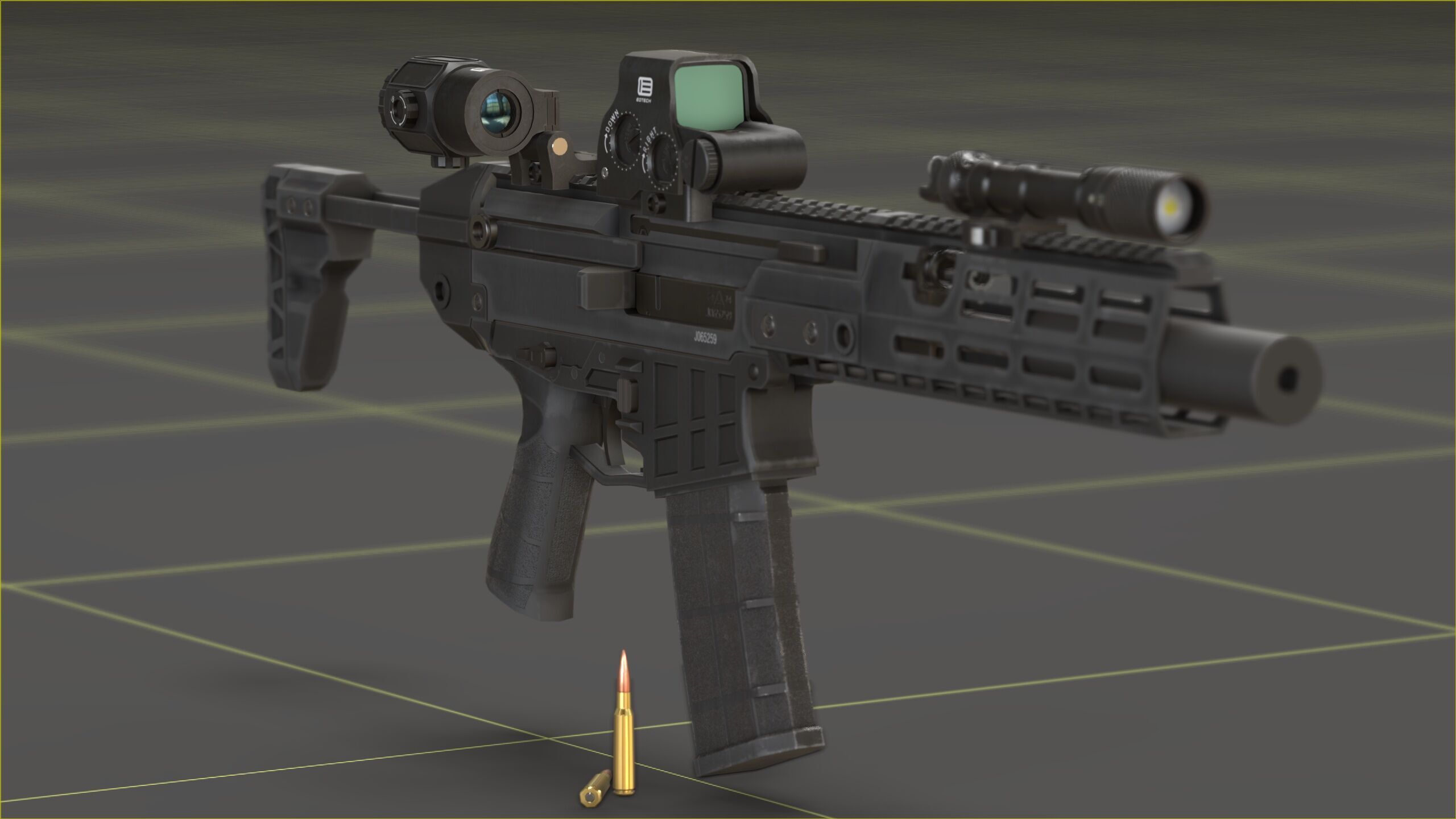 CZ - Bren 3 Low-poly 3D model_29