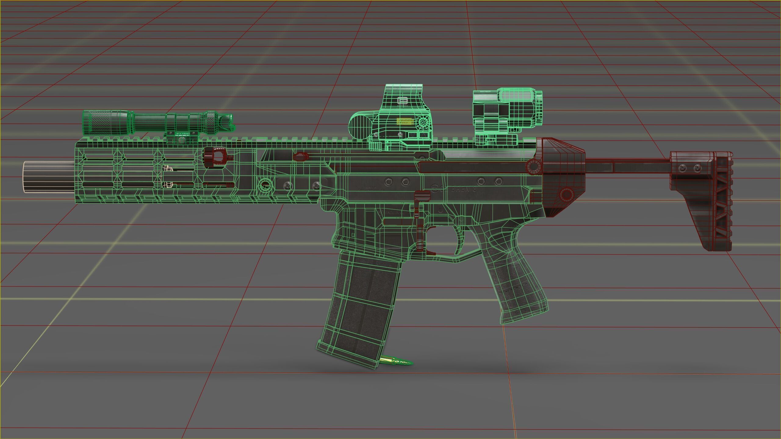 CZ - Bren 3 Low-poly 3D model_38