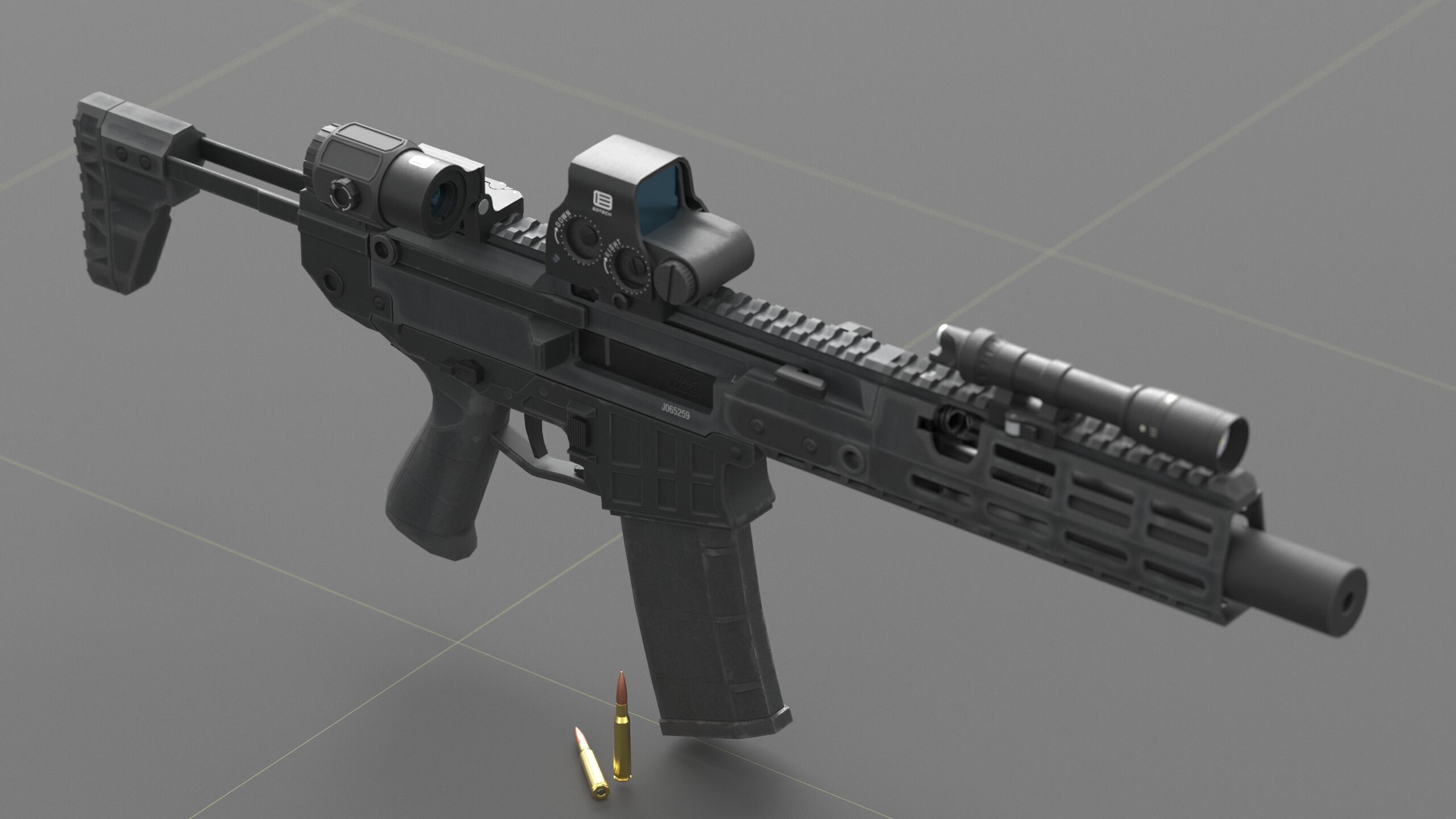 CZ - Bren 3 Low-poly 3D model_54