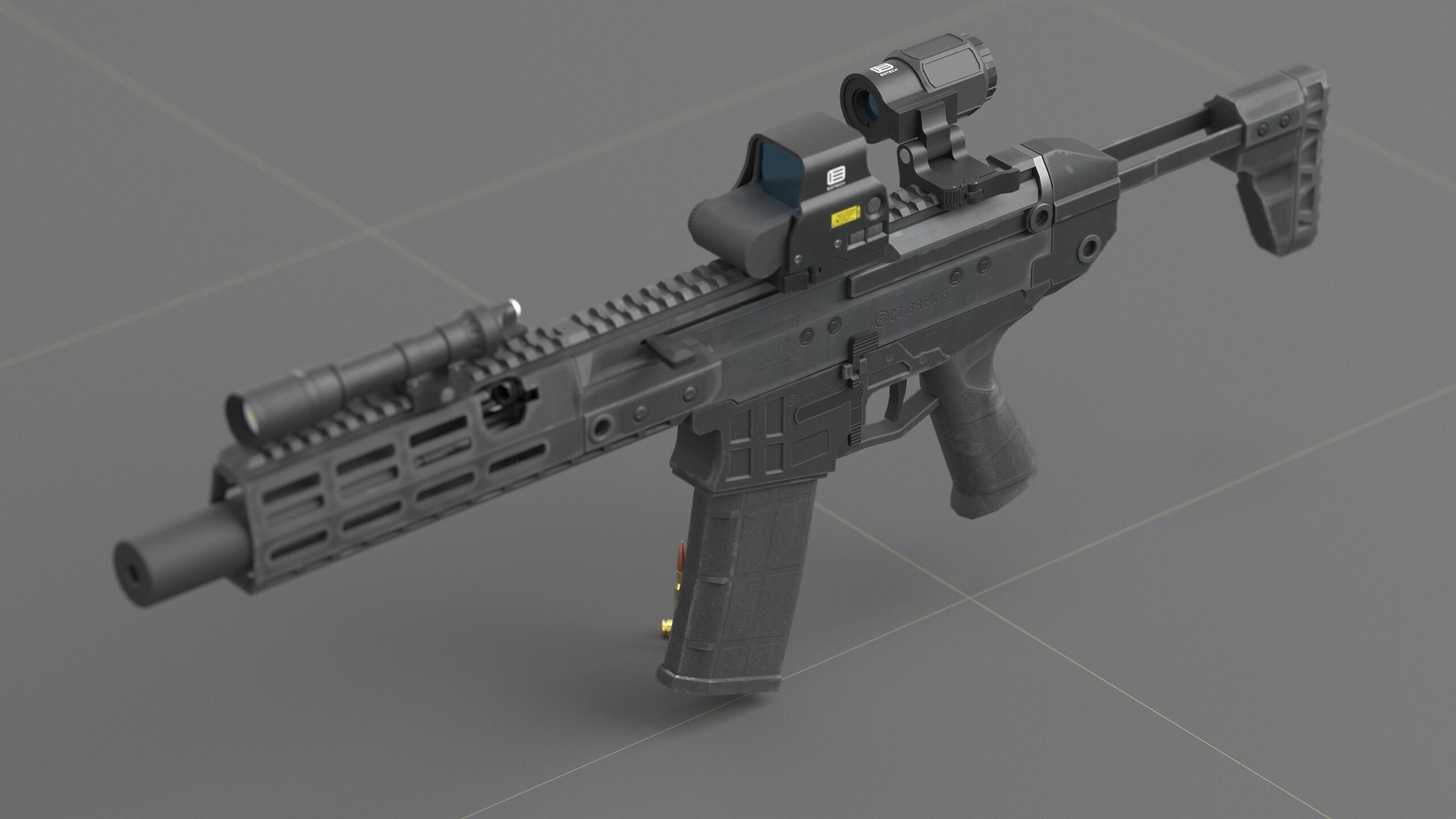 CZ - Bren 3 Low-poly 3D model_51