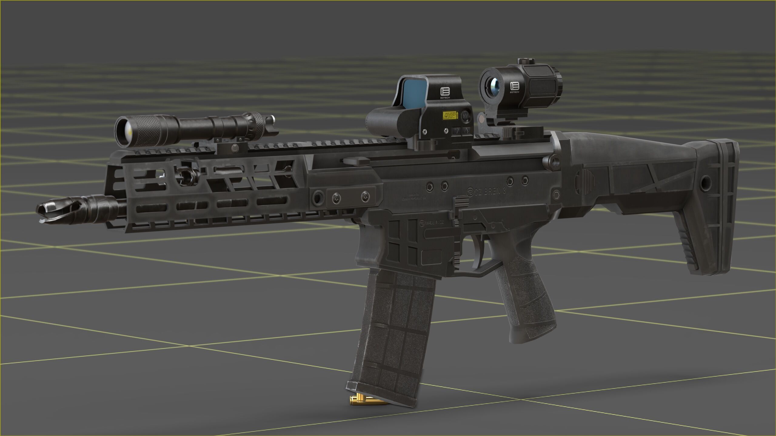 CZ - Bren 3 Low-poly 3D model_24