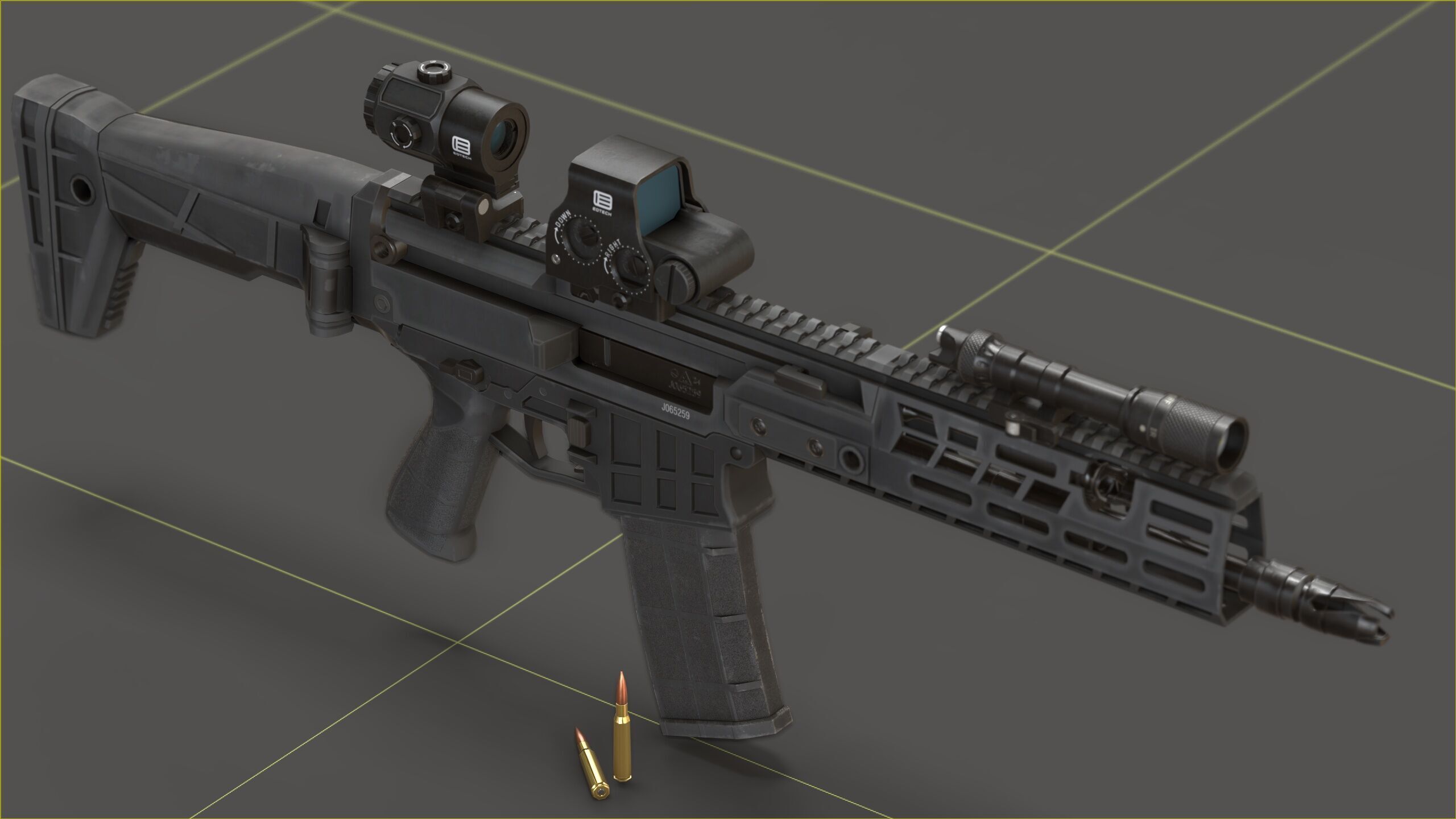 CZ - Bren 3 Low-poly 3D model_16